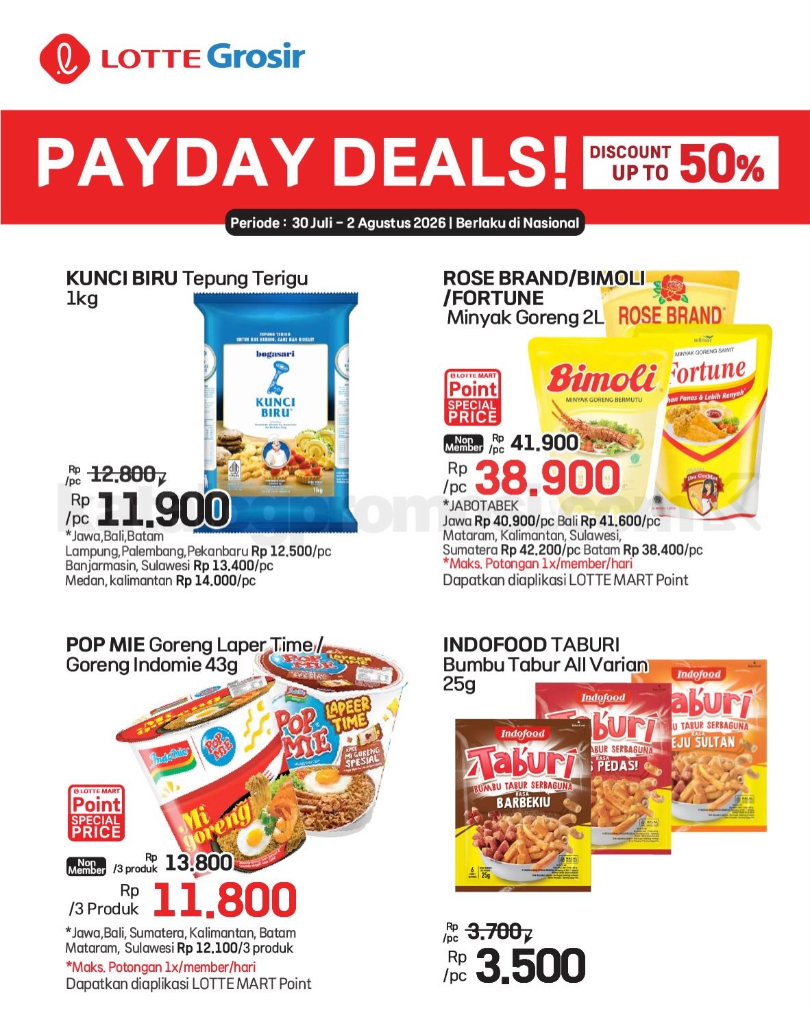Promo LOTTE GROSIR HITS AKHIR PEKAN 30 Juli - 02 Agustus 2026 Promo LOTTE GROSIR HITS AKHIR PEKAN 30 Juli - 02 Agustus 2026 5