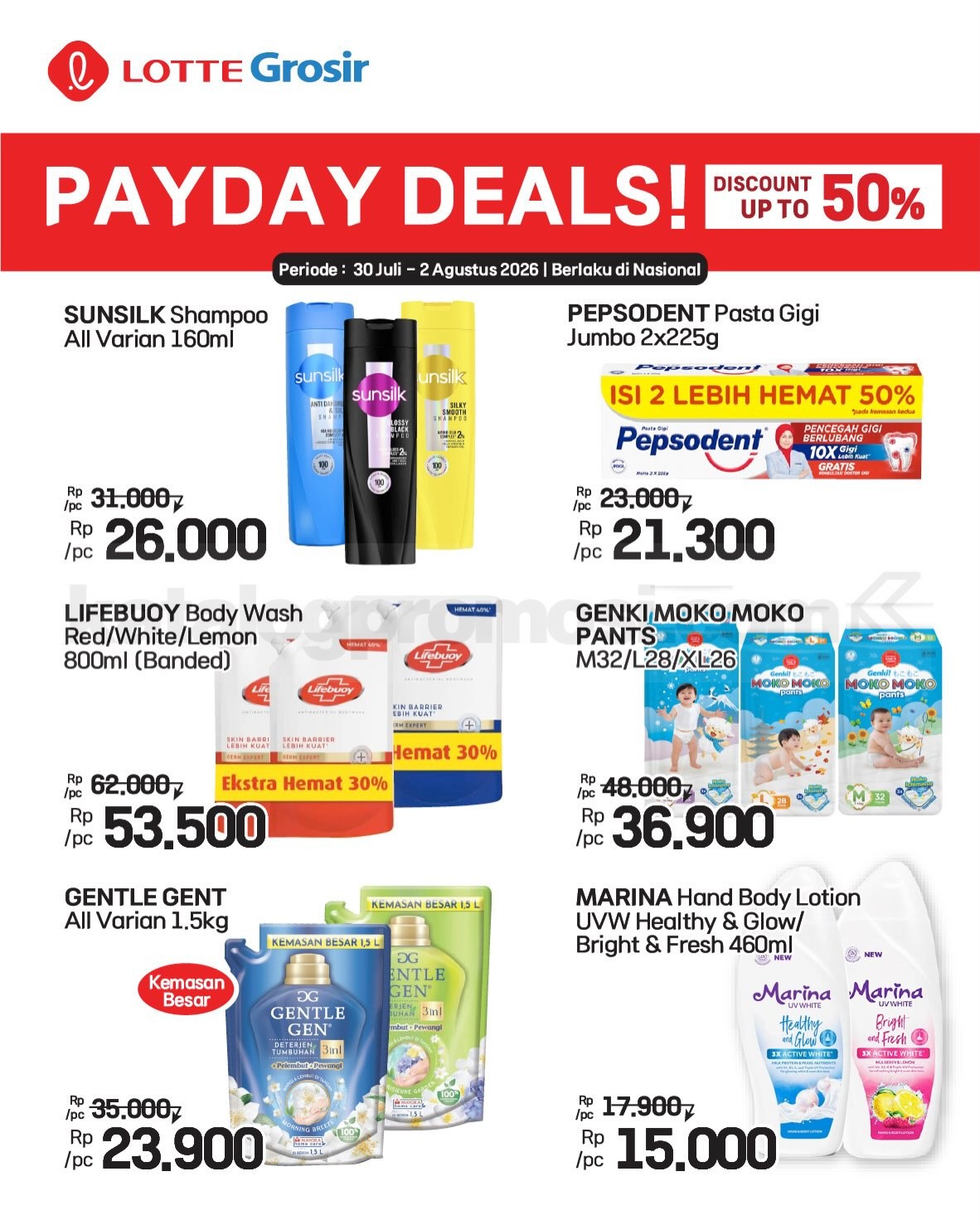 Promo LOTTE GROSIR HITS AKHIR PEKAN 30 Juli - 02 Agustus 2026 Promo LOTTE GROSIR HITS AKHIR PEKAN 30 Juli - 02 Agustus 2026 7