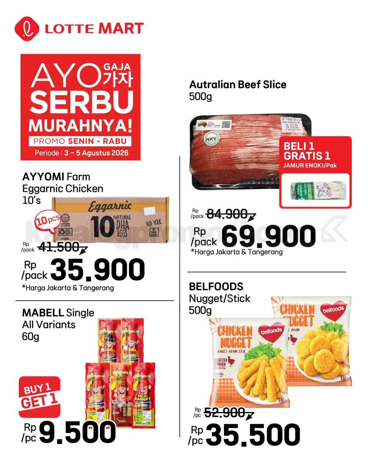 Promo LOTTEMART WEEKDAY SERBU 03-05 Agustus 2026