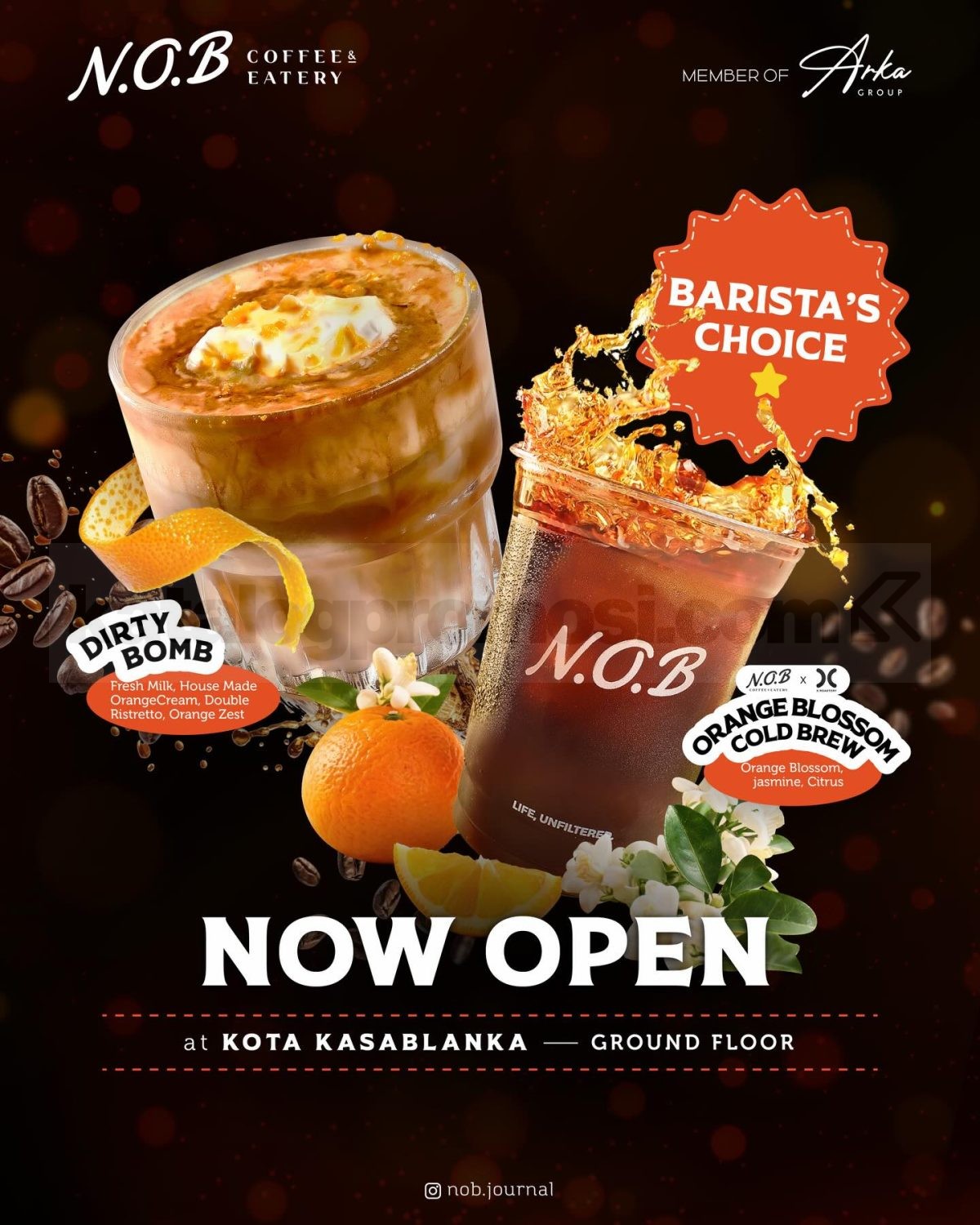 Promo NOB Grand Opening Kota Kasablanka Menu Mulai Rp17.000 Promo NOB Grand Opening Kota Kasablanka Menu Mulai Rp17.000 pada 15–17 Juli 2026.