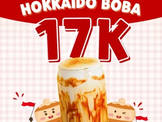 Promo Pan&Co Merdeka Hokkaido Boba Rp17.000 dengan minimum spend Rp81.000