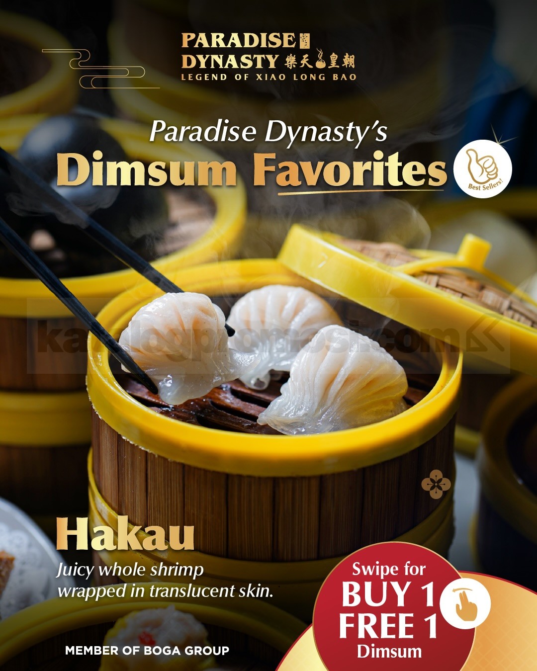Promo Paradise Dynasty Buy 1 Get 1 Free Dimsum Promo Paradise Dynasty Buy 1 Get 1 Free Dimsum 3