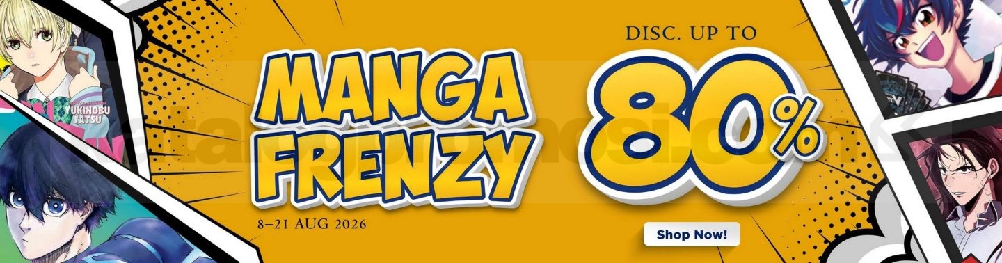 Promo Periplus Manga Frenzy Diskon hingga 80%