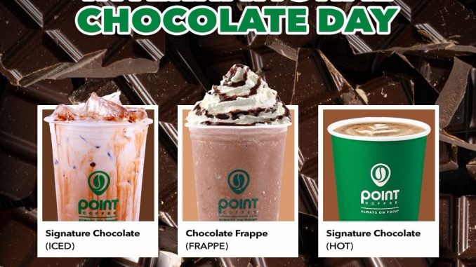 Promo Point Coffee Gedhe Chocolate Day Mulai Rp. 20.000 untuk Signature Chocolate dan Chocolate Frappe.