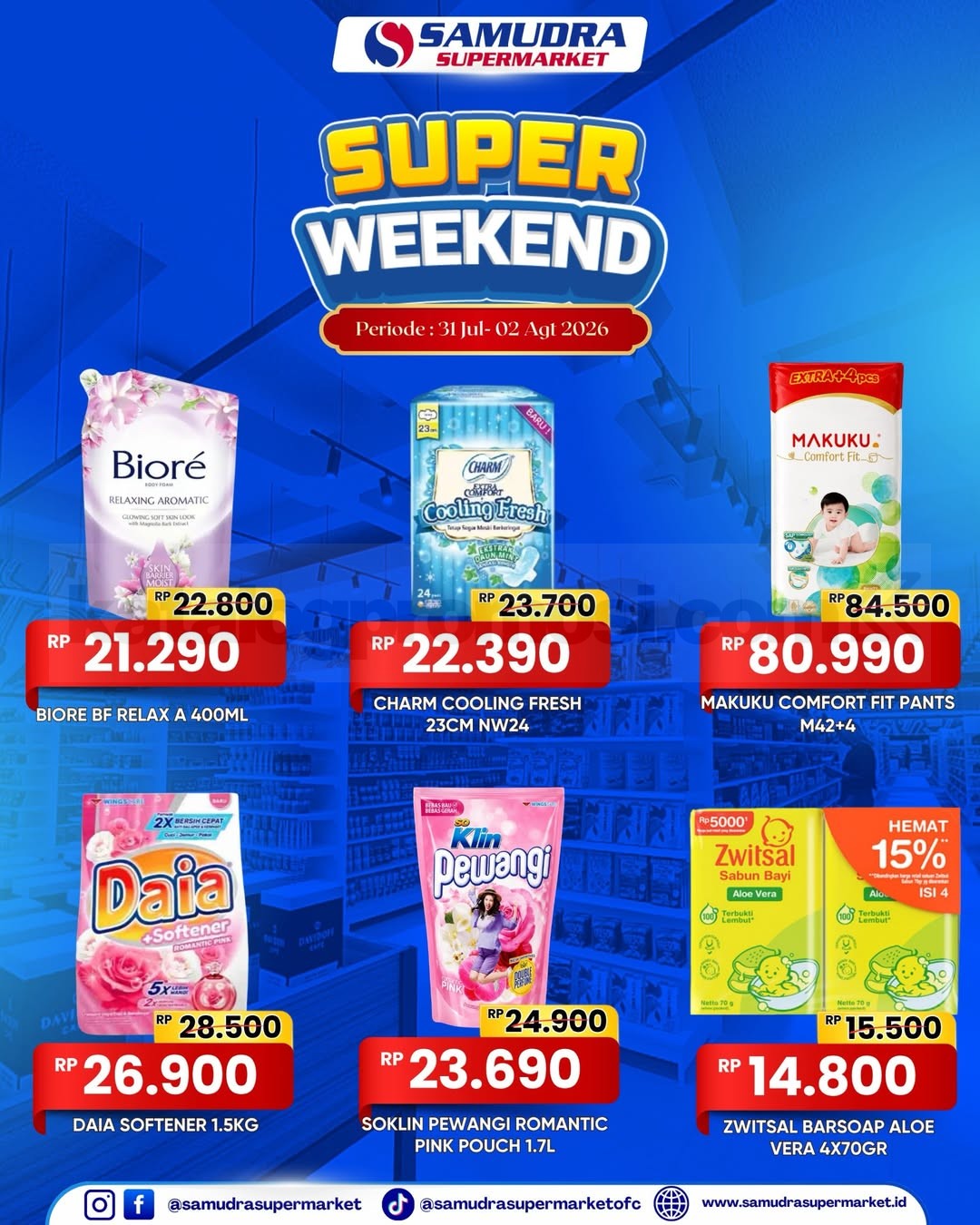 Promo Samudra Supermarket Super Weekend 31 Juli - 02 Agustus 2026 Promo Samudra Supermarket Super Weekend 31 Juli - 02 Agustus 2026 4