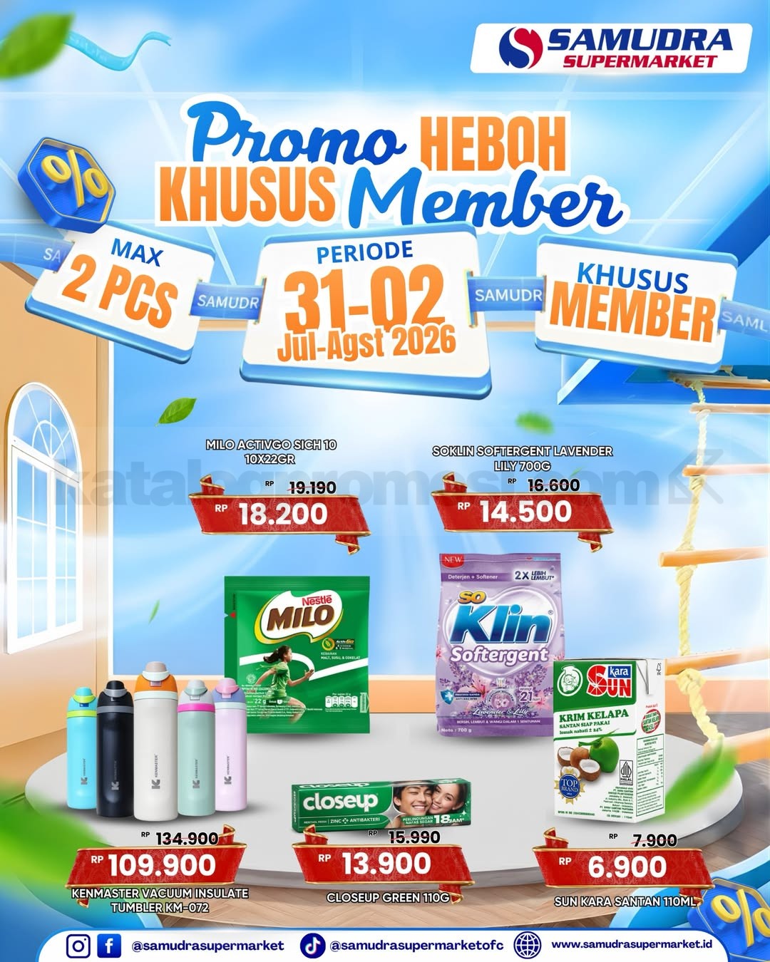 Promo Samudra Supermarket Super Weekend 31 Juli - 02 Agustus 2026 Promo Samudra Supermarket Super Weekend 31 Juli - 02 Agustus 2026 7
