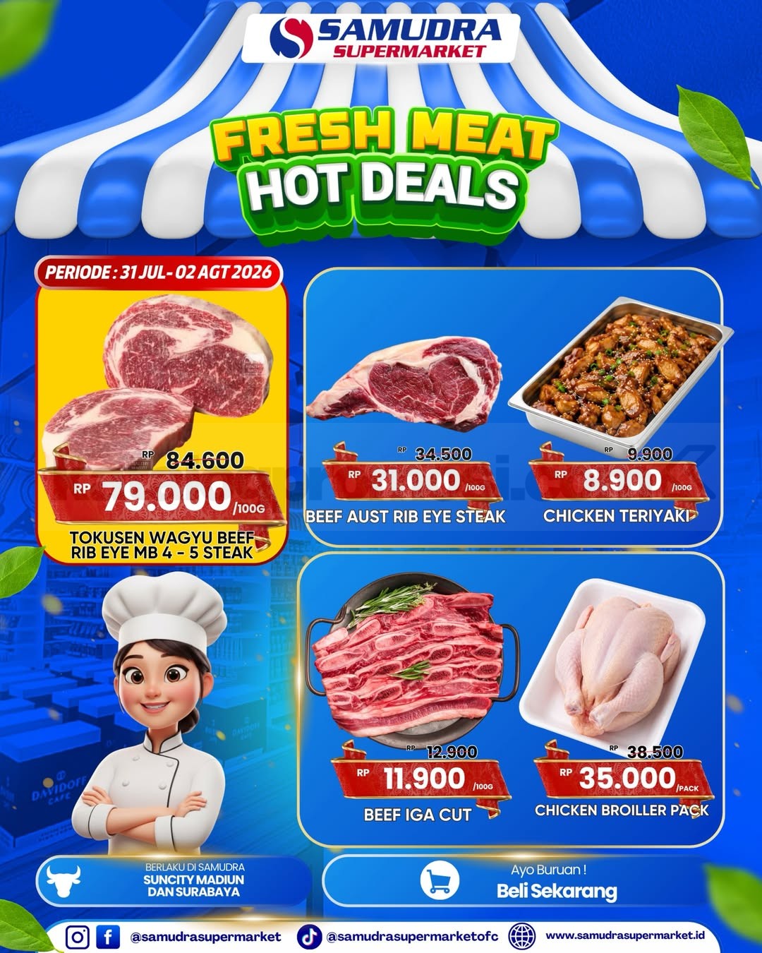 Promo Samudra Supermarket Super Weekend 31 Juli - 02 Agustus 2026 Promo Samudra Supermarket Super Weekend 31 Juli - 02 Agustus 2026 8