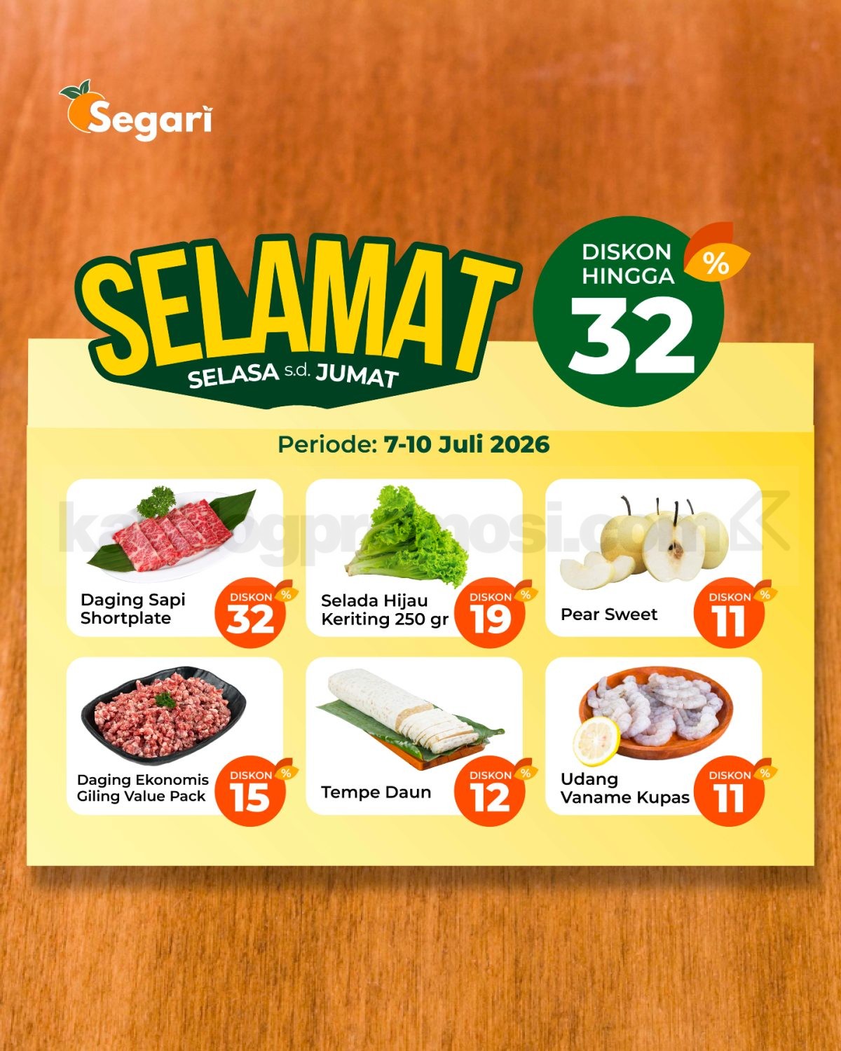 Promo Segari Kalender Promo Diskon hingga 55% Promo Segari Kalender Promo Diskon hingga 55% 1