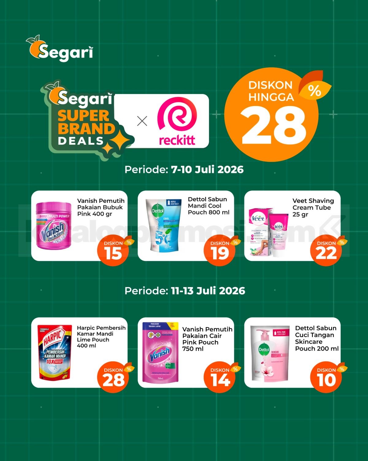 Promo Segari Kalender Promo Diskon hingga 55% Promo Segari Kalender Promo Diskon hingga 55% 4