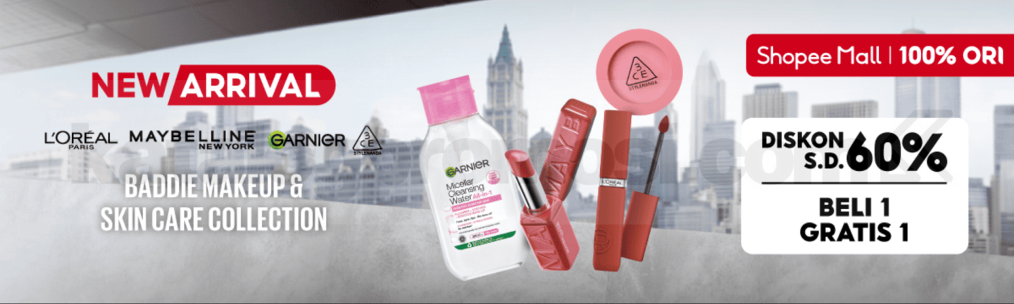 Promo Shopee Mall CPD Fair Diskon hingga 60% Promo Shopee Mall CPD Fair Diskon hingga 60% untuk produk makeup dan skincare terbaru.