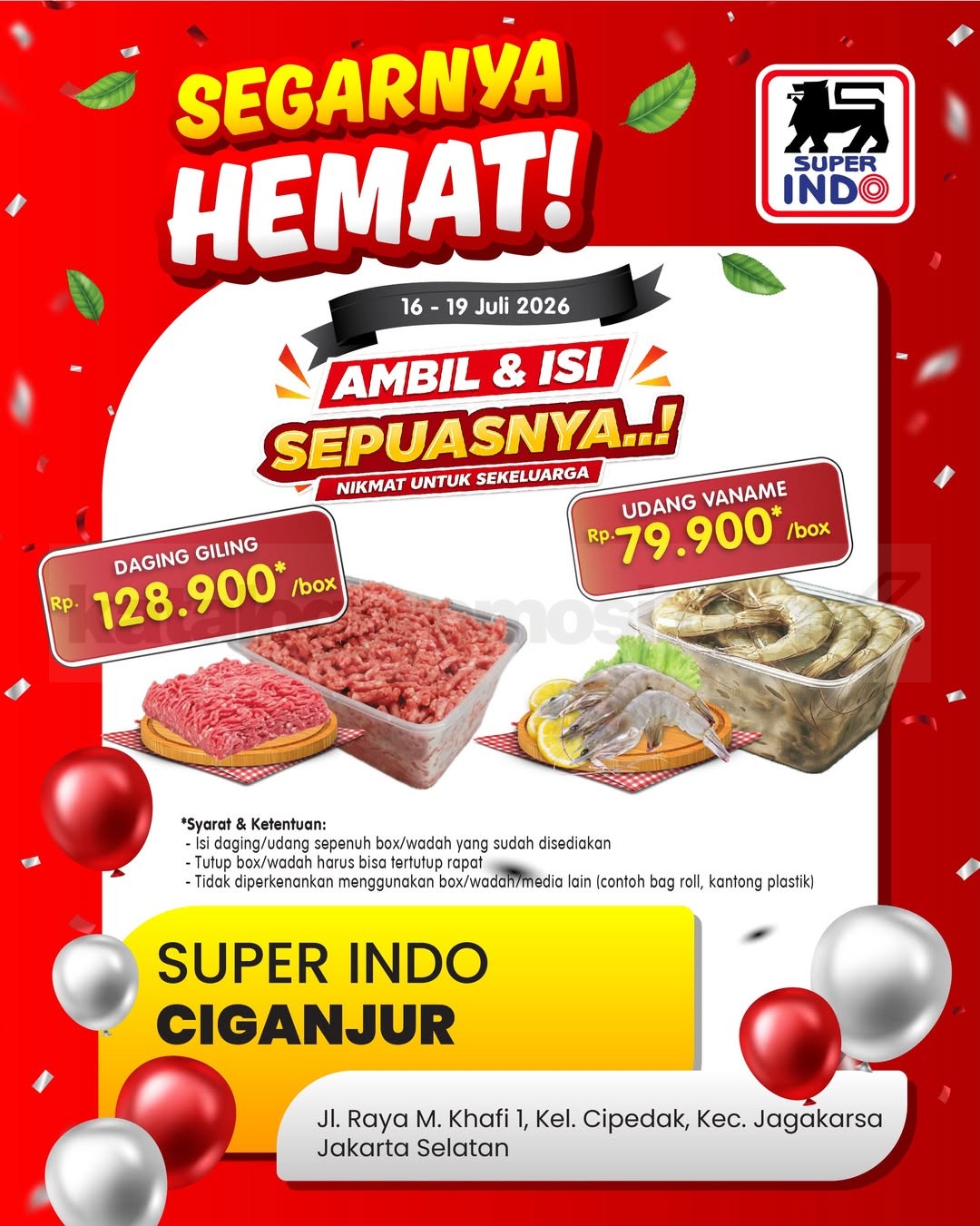 Promo Super Indo Grand Opening Ciganjur Diskon Besar-Besaran Promo Super Indo Grand Opening Ciganjur Diskon Besar-Besaran 7