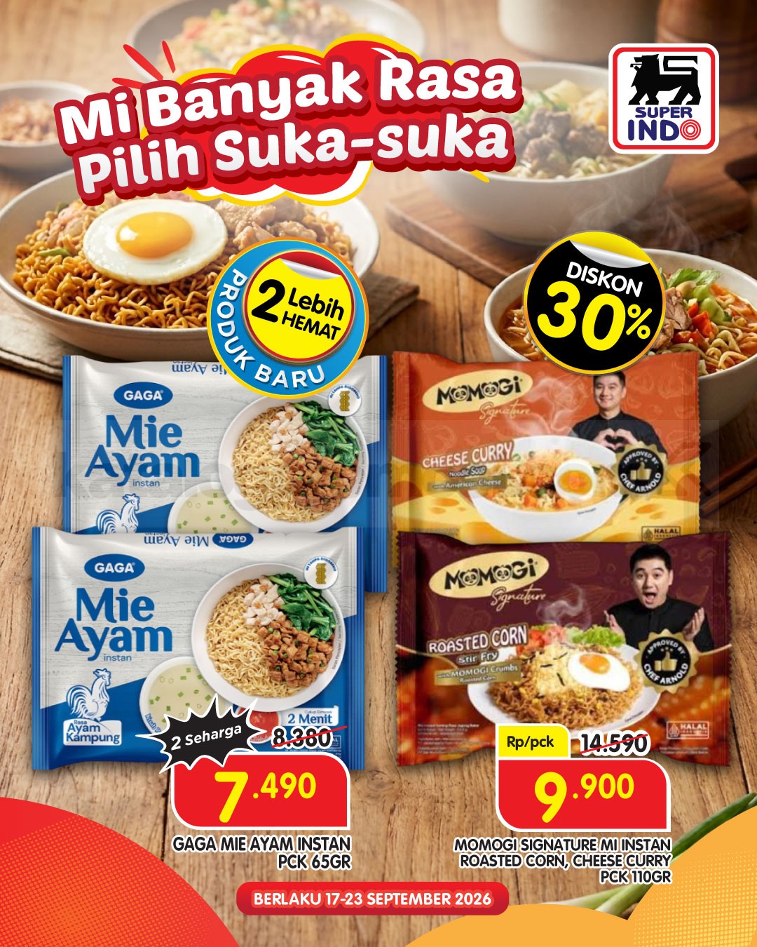 Promo Super Indo Mi Instan Favorit Harga Hemat