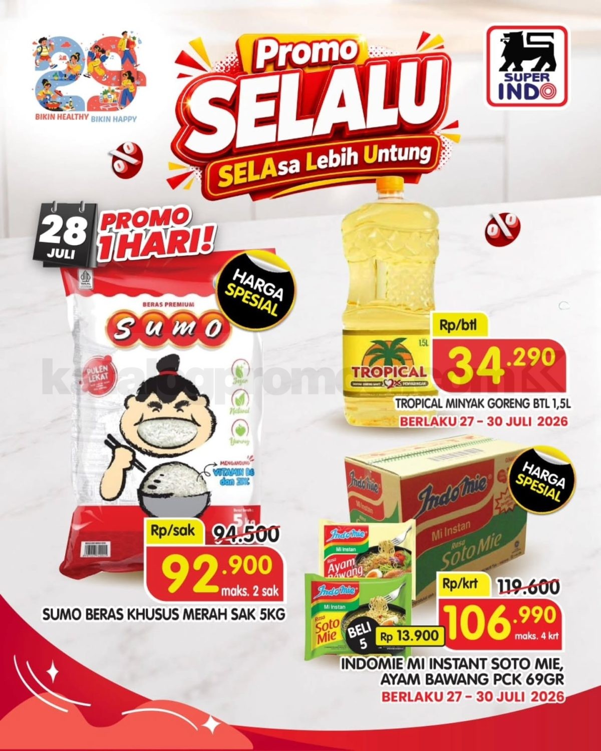 Promo Superindo HANYA 1 HARI 28 JULI 2026