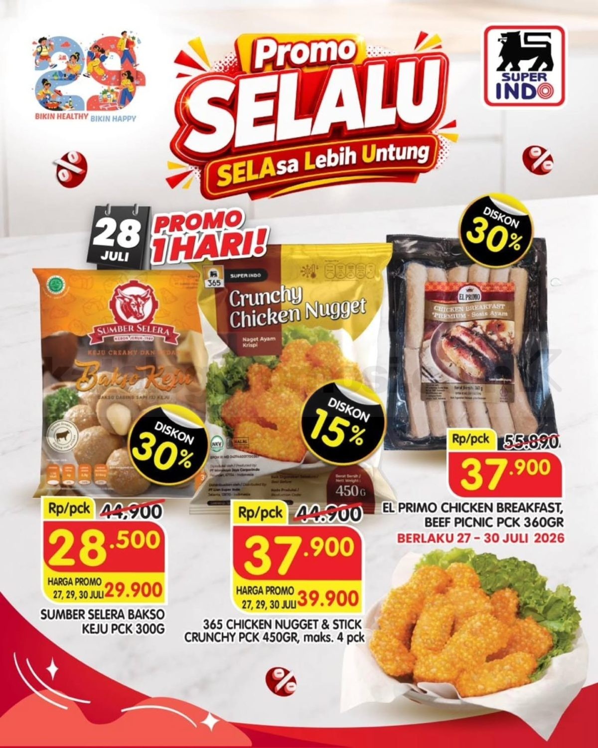 Promo Superindo HANYA 1 HARI 28 JULI 2026