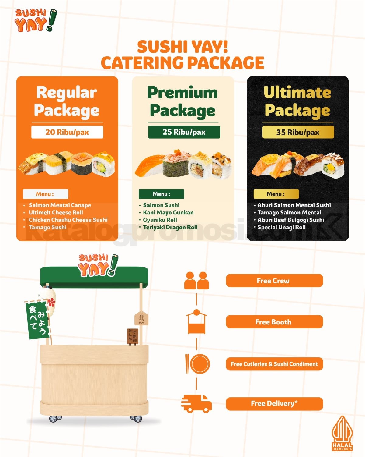 Promo Sushi Yay! Catering Package Mulai Rp. 20.000