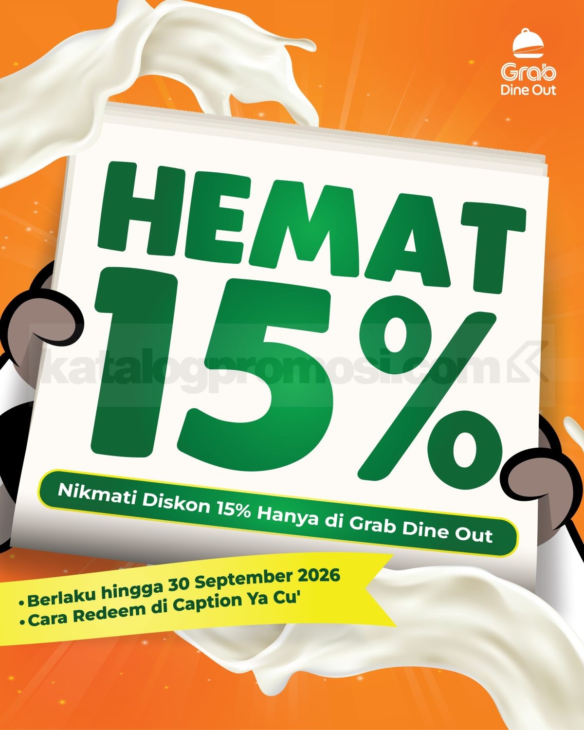 Promo Susu Mbok Darmi Grab Dine Out Diskon 15% Promo Susu Mbok Darmi Grab Dine Out Diskon 15% untuk semua varian menu tanpa minimum pembelian.