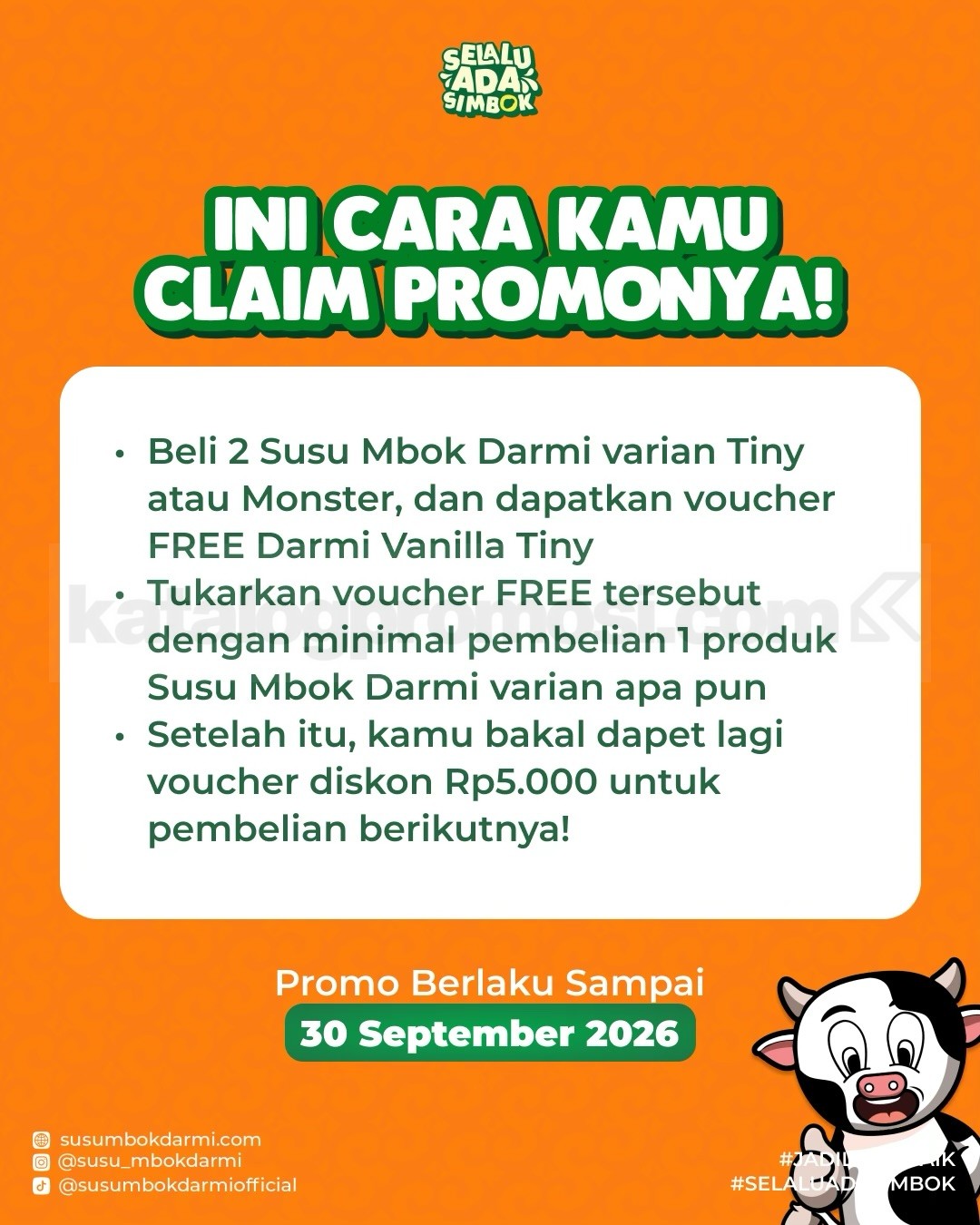 Promo Susu Mbok Darmi Voucher Double Combo Promo Susu Mbok Darmi Voucher Double Combo 1