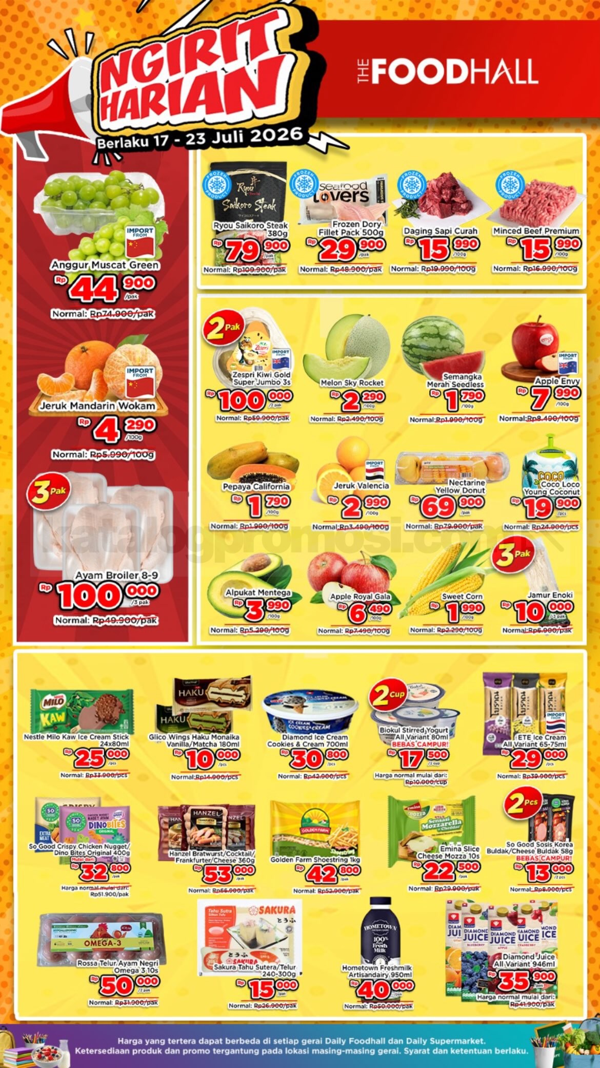 Promo THEFOODHALL JSM - WEEKLY DEALS 17-23 Juli 2026 Promo THEFOODHALL JSM - WEEKLY DEALS 17-23 Juli 2026 6
