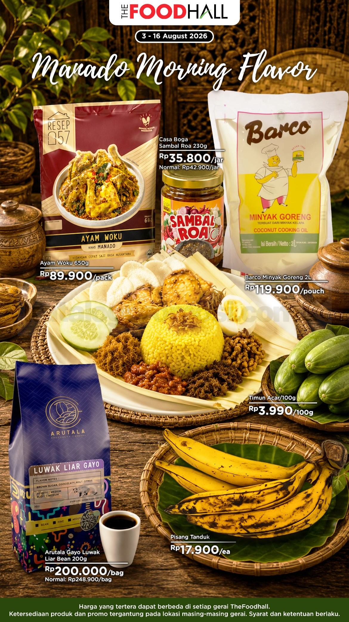 Promo THEFOODHALL Katalog Belanja Mingguan periode 03-16 Agustus 2026 Promo THEFOODHALL Katalog Belanja Mingguan periode 03-16 Agustus 2026