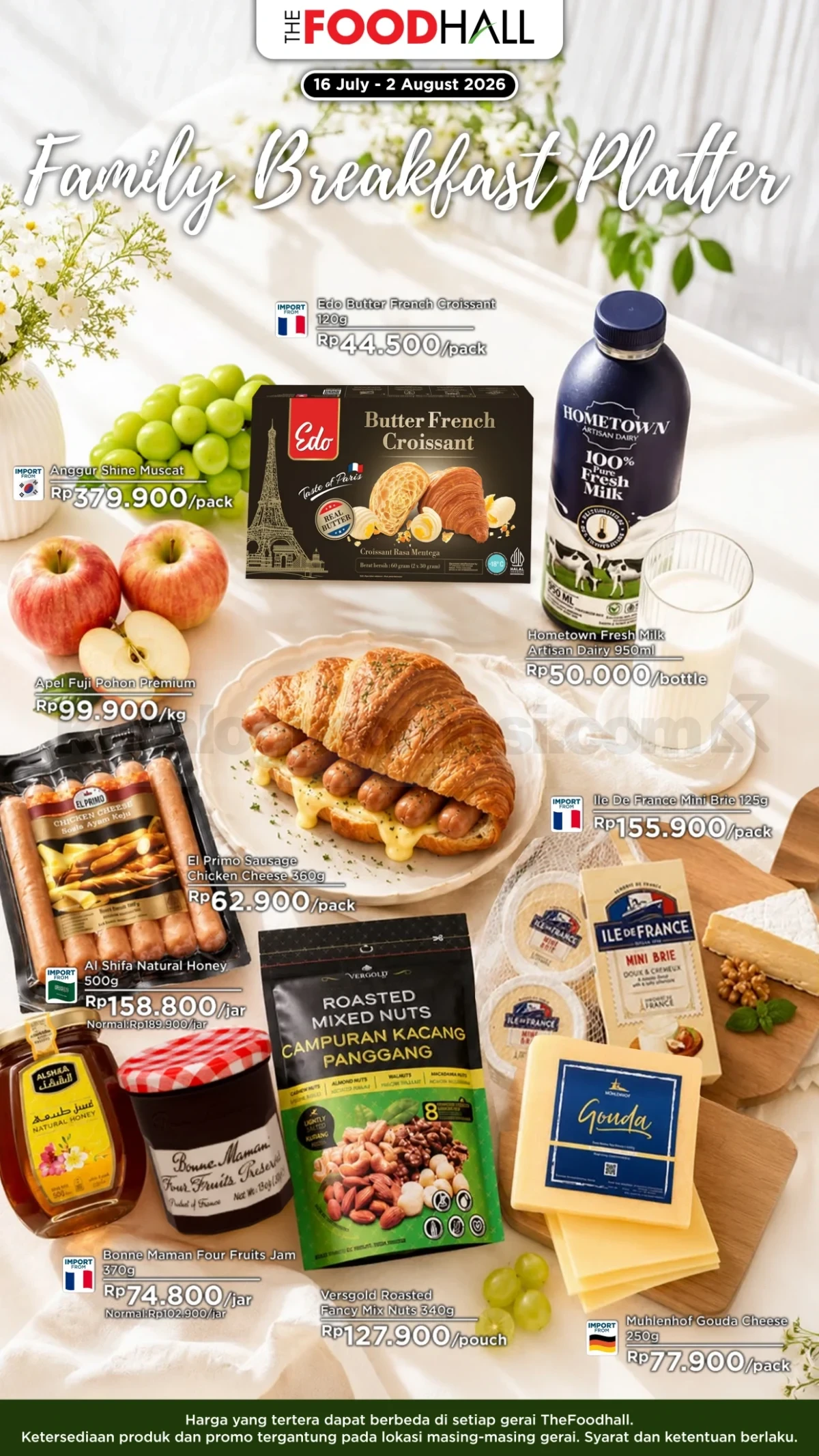 Promo THEFOODHALL Katalog Belanja Mingguan periode 16 Juli - 02 Agustus 2026