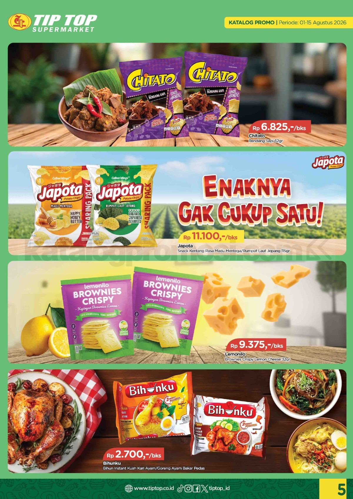 Promo TIP TOP SWALAYAN Katalog Mingguan 01-15 Agustus 2026