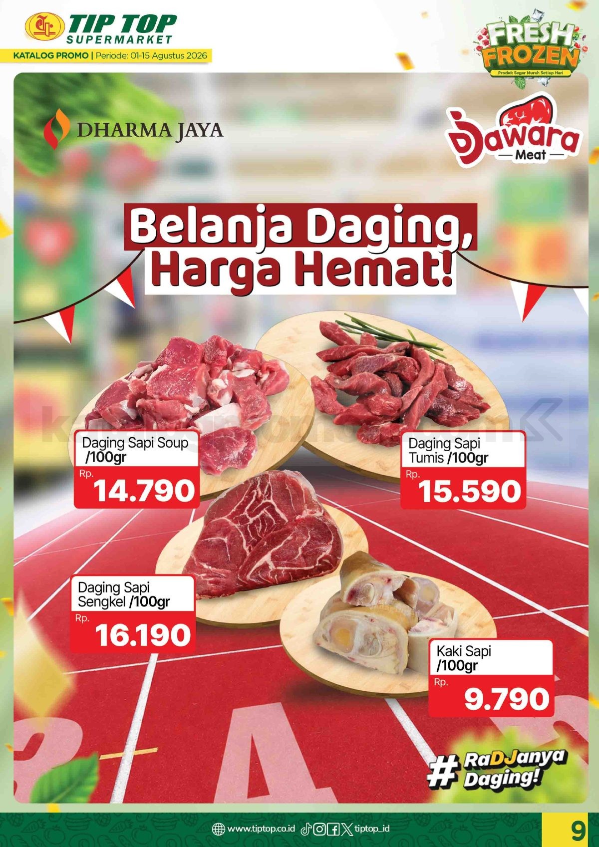 Promo TIP TOP SWALAYAN Katalog Mingguan 01-15 Agustus 2026