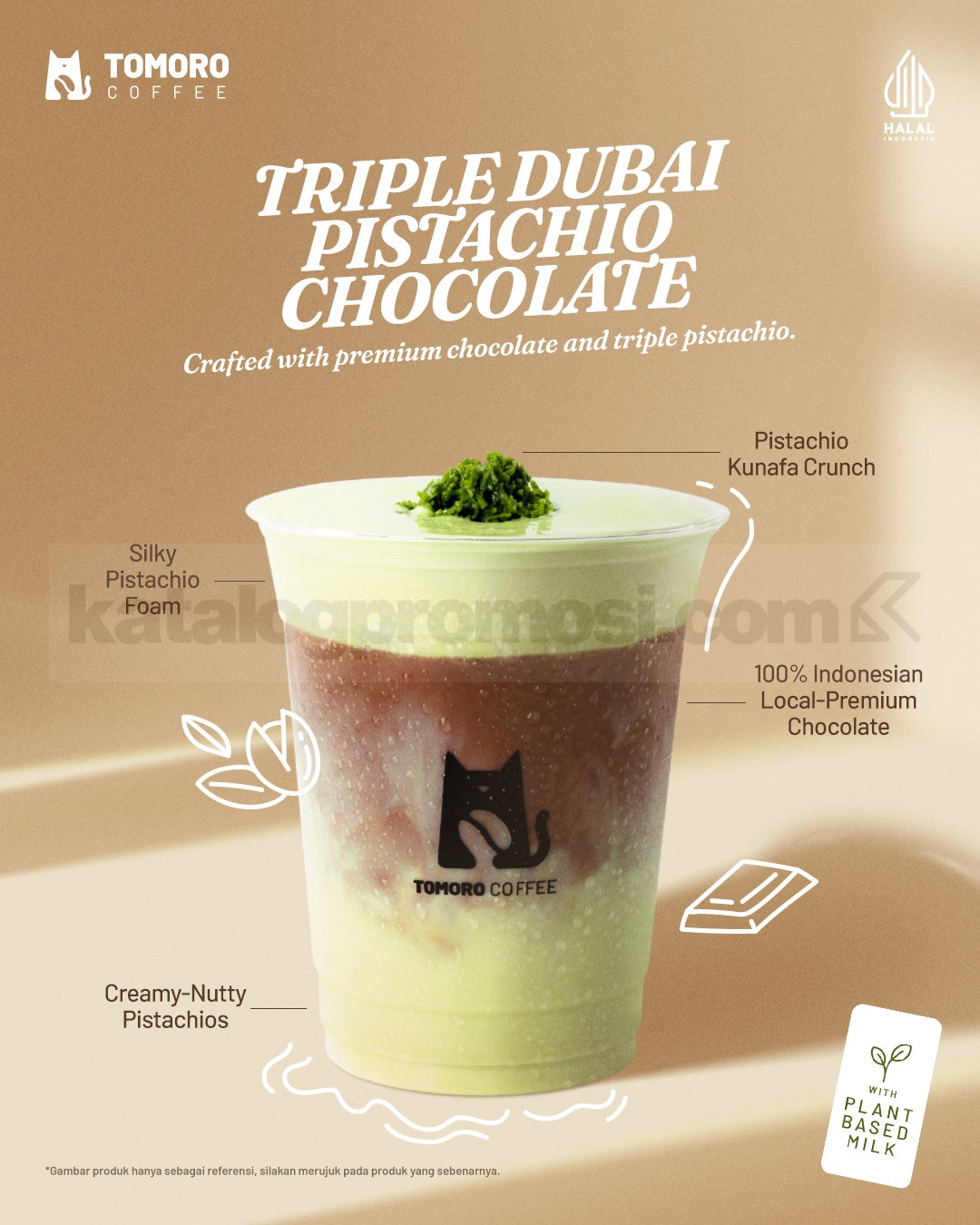 Promo Tomoro Coffee NEW Triple Pistachio Series