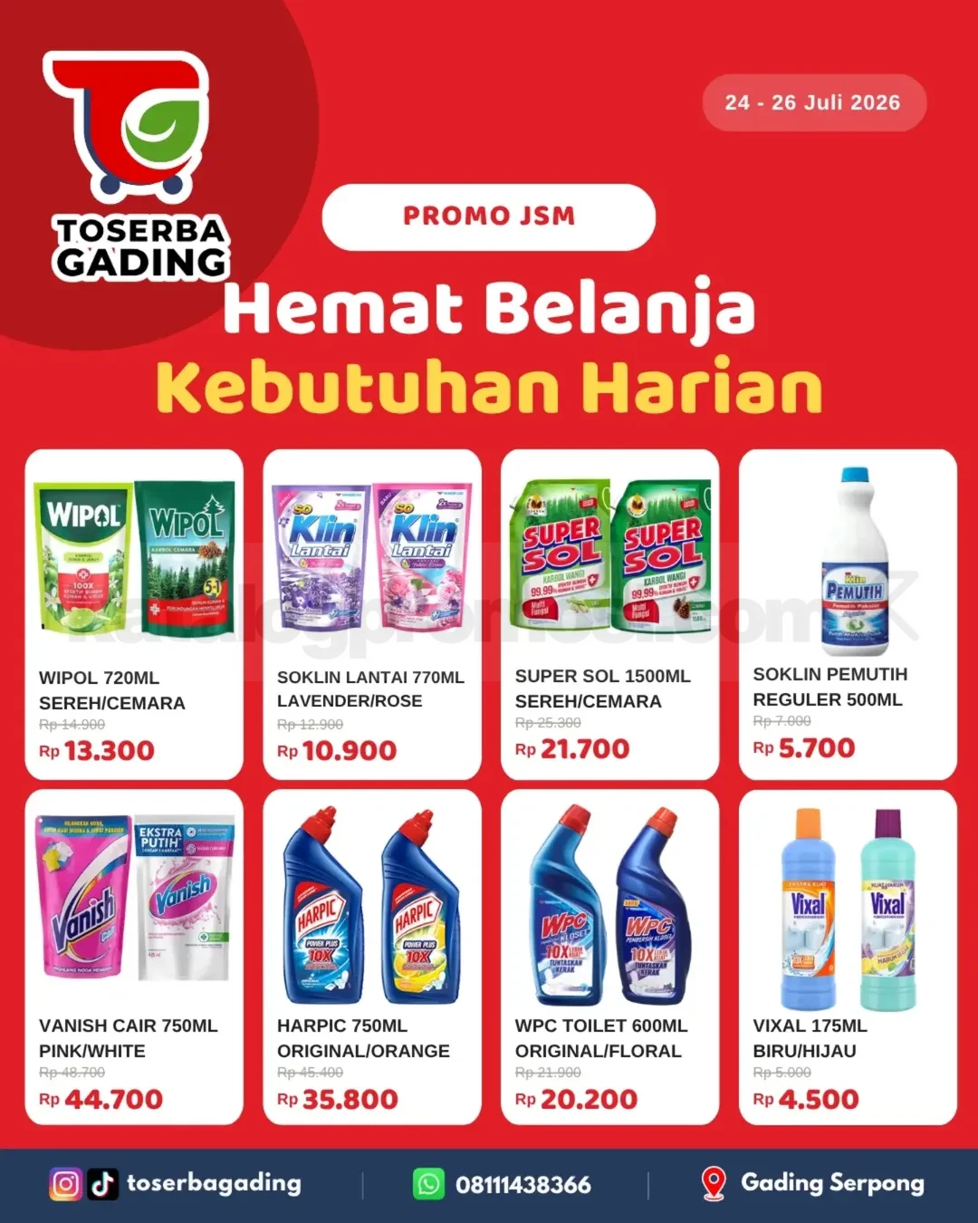Promo Toserba Gading Weekend Hemat periode 24-26 Juli 2026 Promo Toserba Gading Weekend Hemat periode 24-26 Juli 2026 1