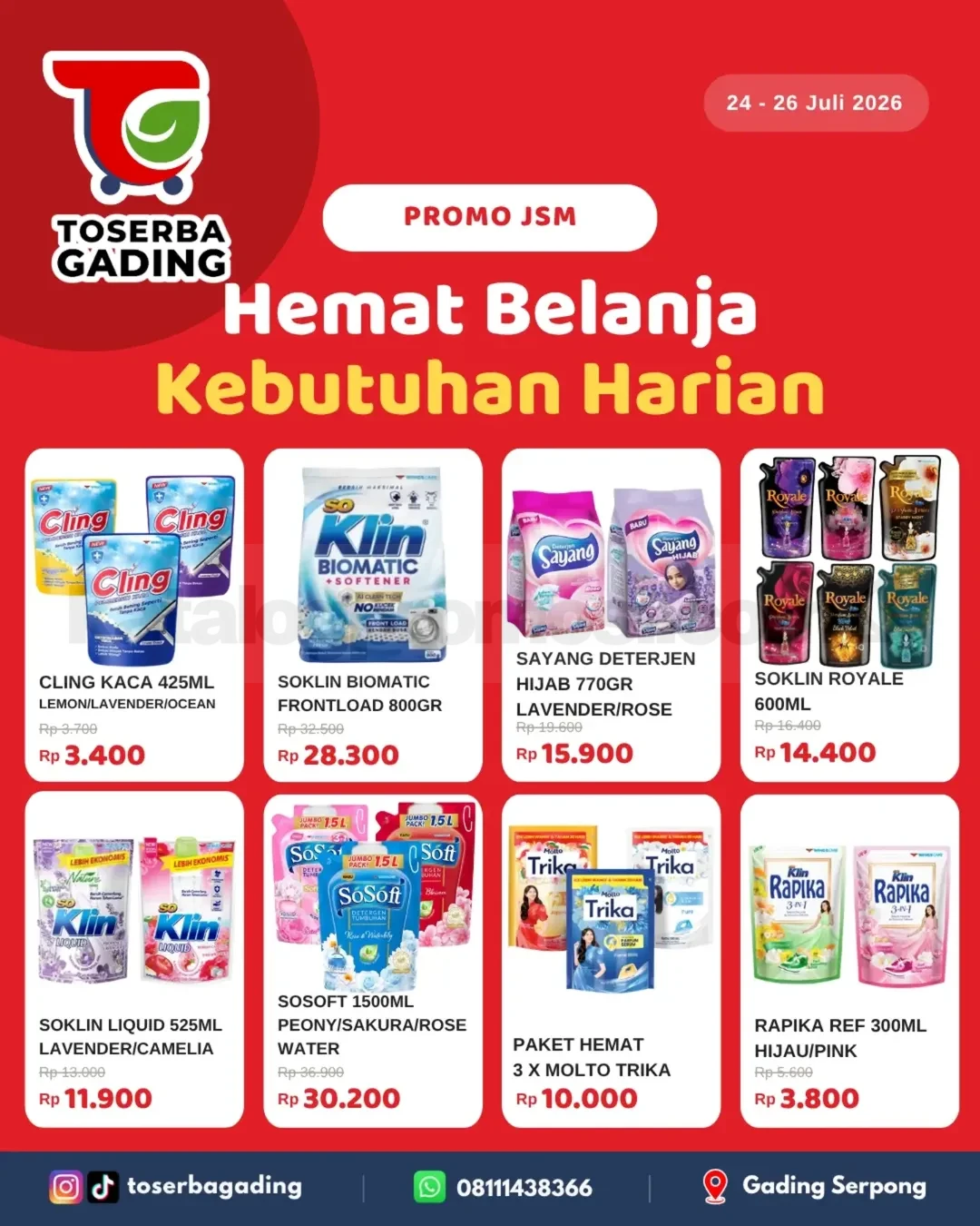 Promo Toserba Gading Weekend Hemat periode 24-26 Juli 2026 Promo Toserba Gading Weekend Hemat periode 24-26 Juli 2026 2