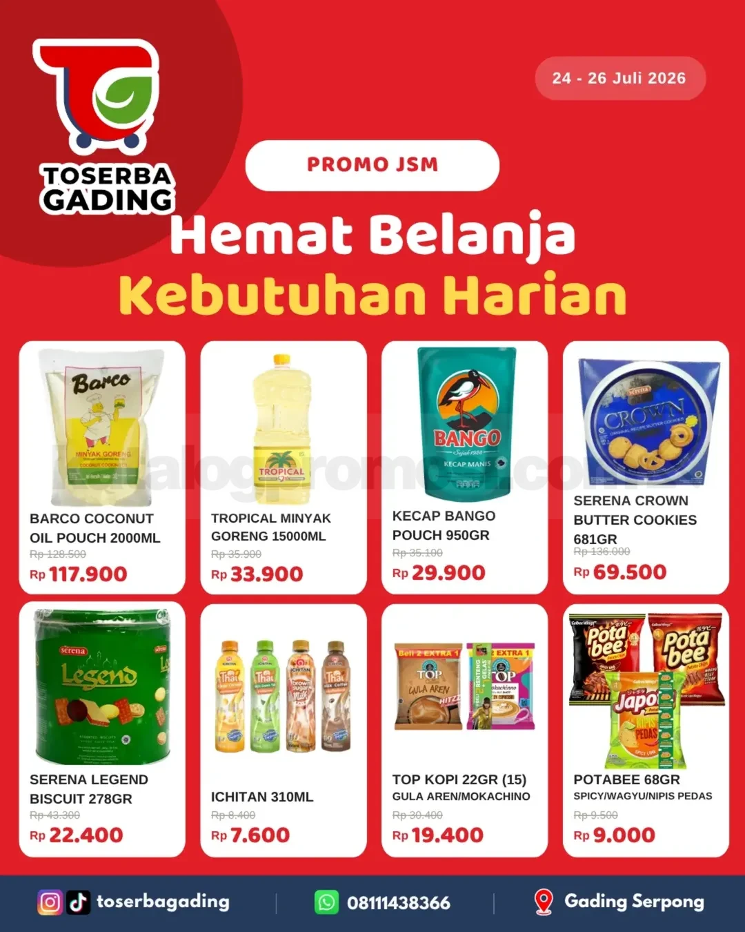 Promo Toserba Gading Weekend Hemat periode 24-26 Juli 2026 Promo Toserba Gading Weekend Hemat periode 24-26 Juli 2026 4