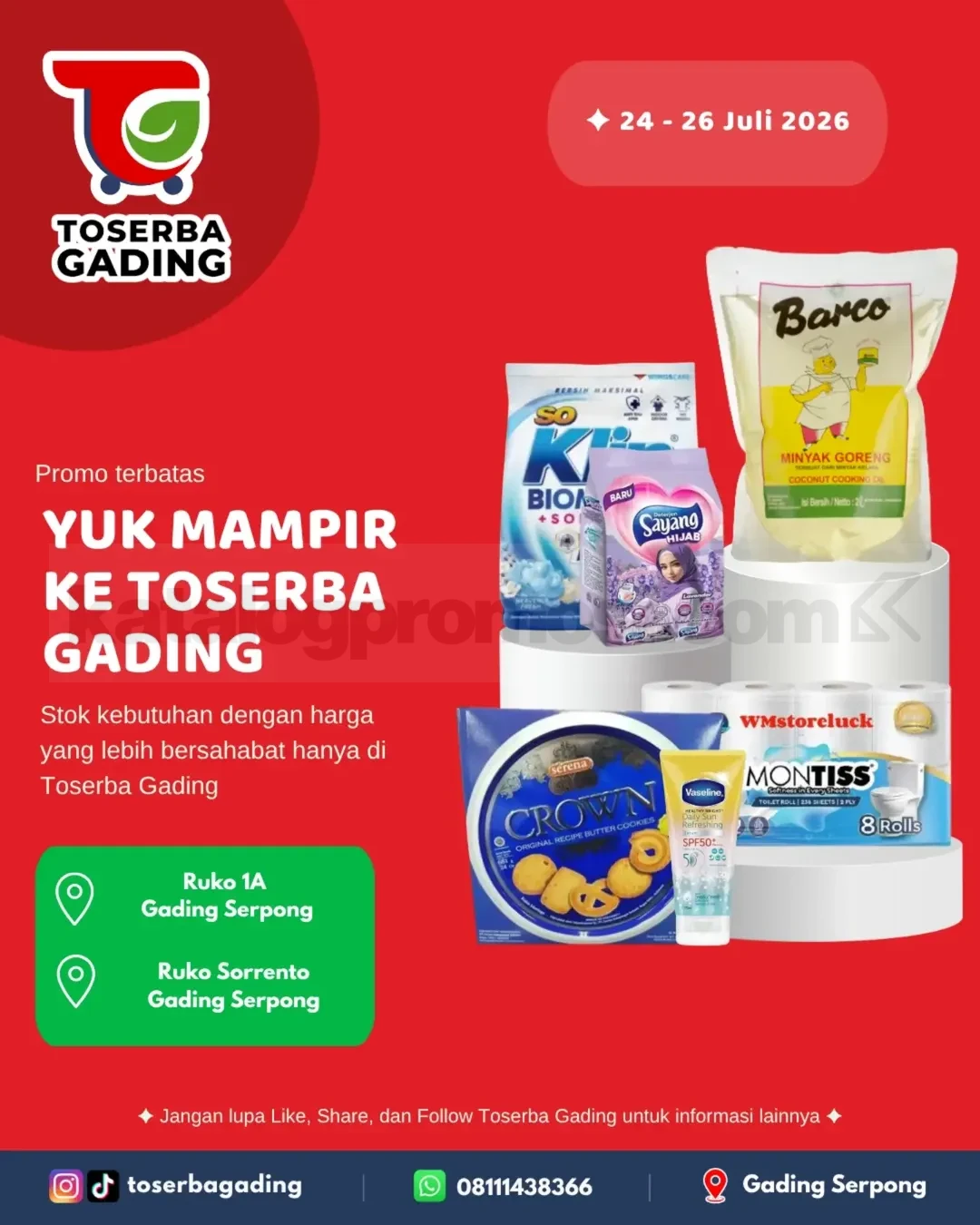 Promo Toserba Gading Weekend Hemat periode 24-26 Juli 2026 Promo Toserba Gading Weekend Hemat periode 24-26 Juli 2026 6