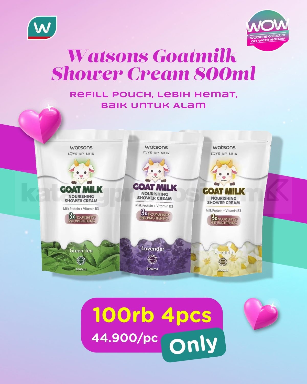 Promo Watsons Collection on Wednesday Diskon hingga 50%