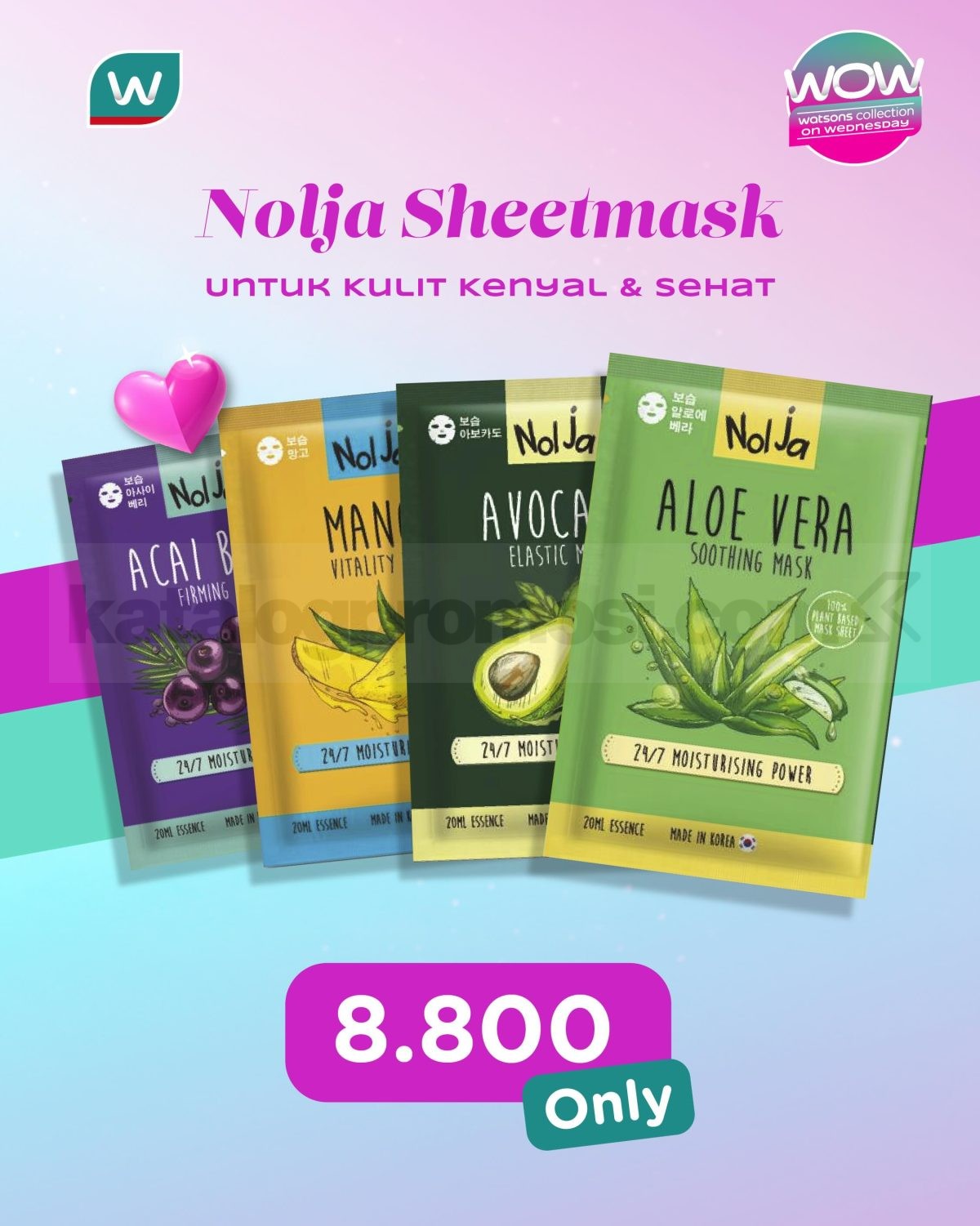 Promo Watsons Collection on Wednesday Diskon hingga 50%