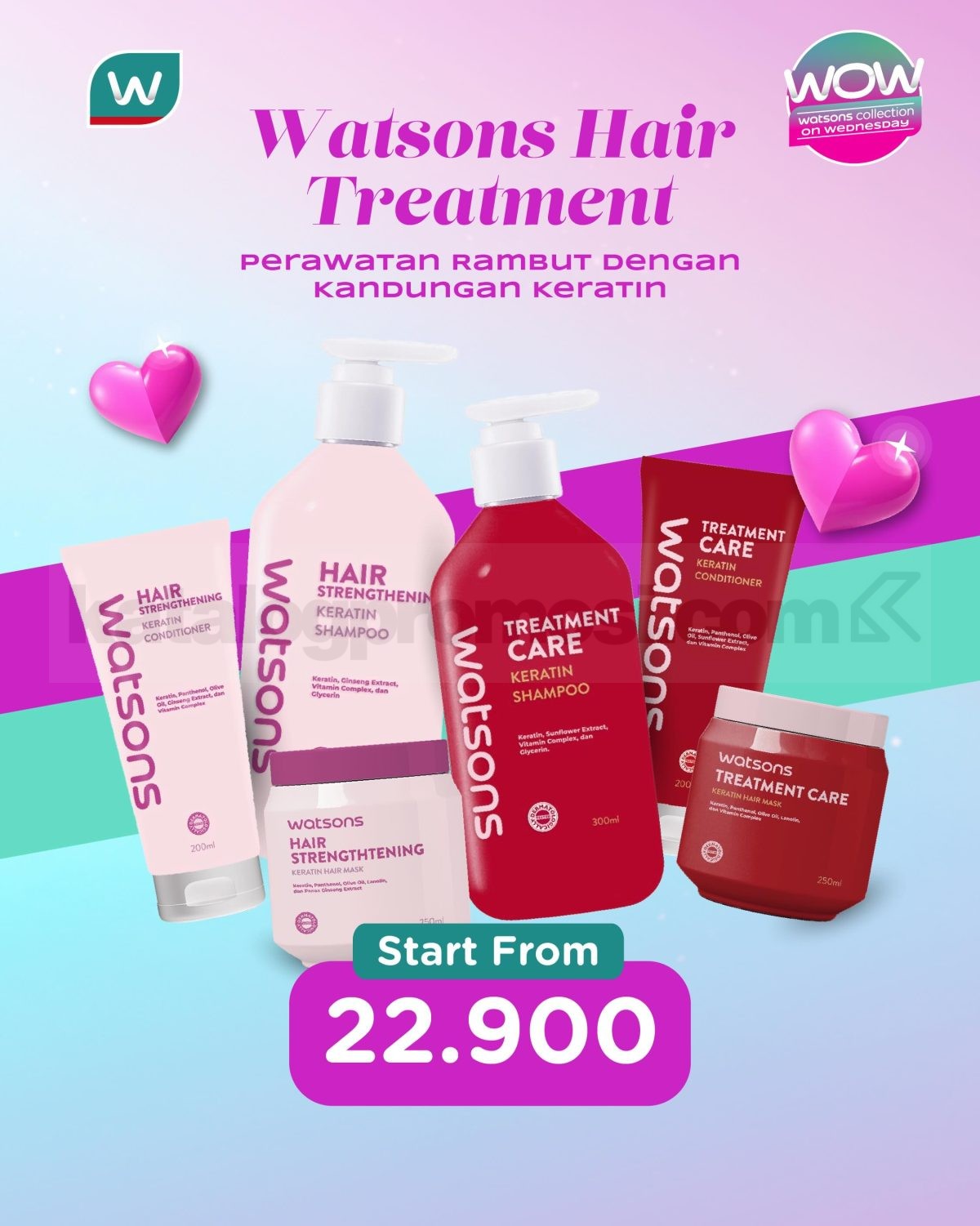 Promo Watsons Collection on Wednesday Diskon hingga 50%