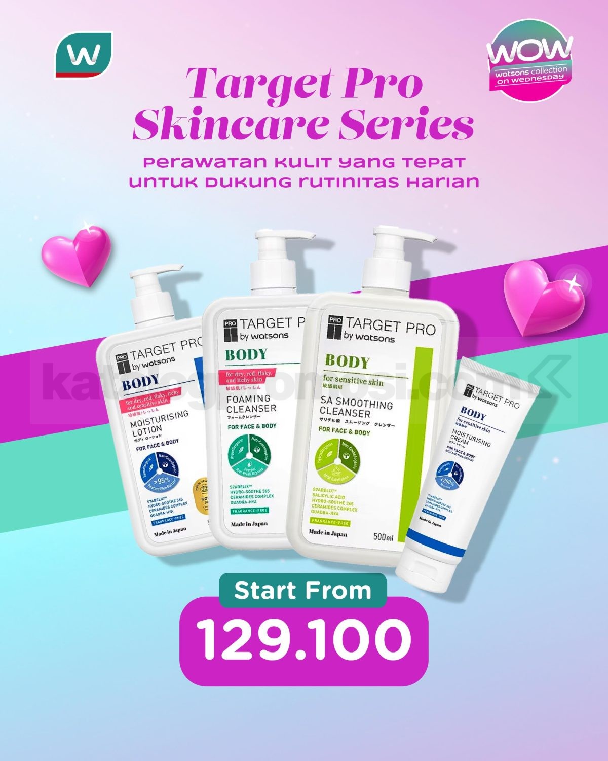 Promo Watsons Collection on Wednesday Diskon hingga 50%
