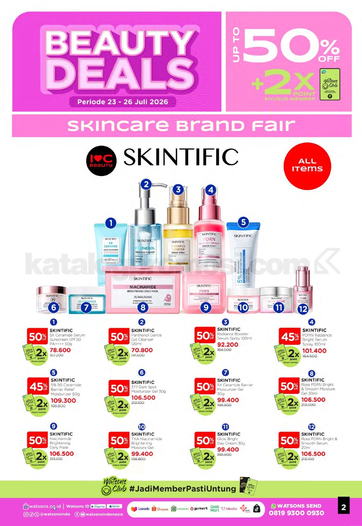 Promo Watsons Weekend Deals Diskon hingga 50% Promo Watsons Weekend Deals Diskon hingga 50% 1
