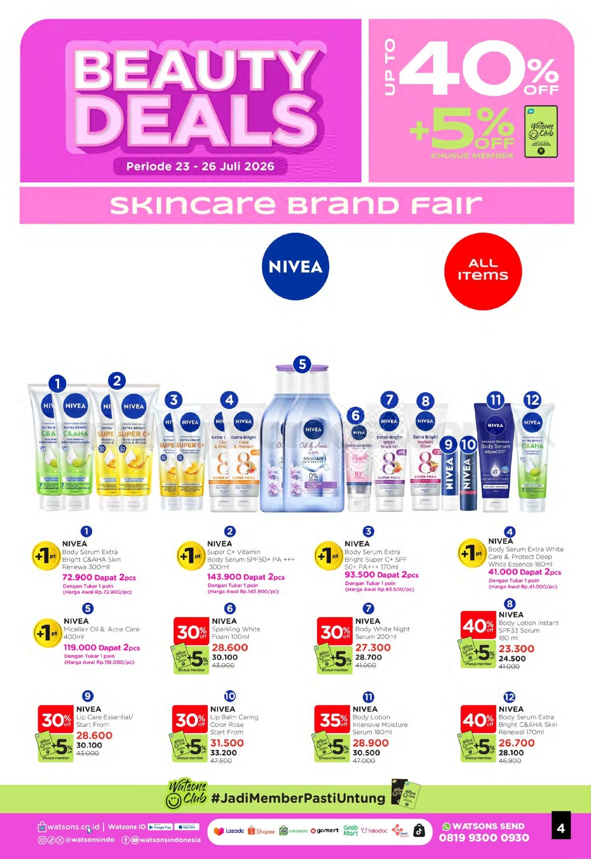 Promo Watsons Weekend Deals Diskon hingga 50% Promo Watsons Weekend Deals Diskon hingga 50% 3