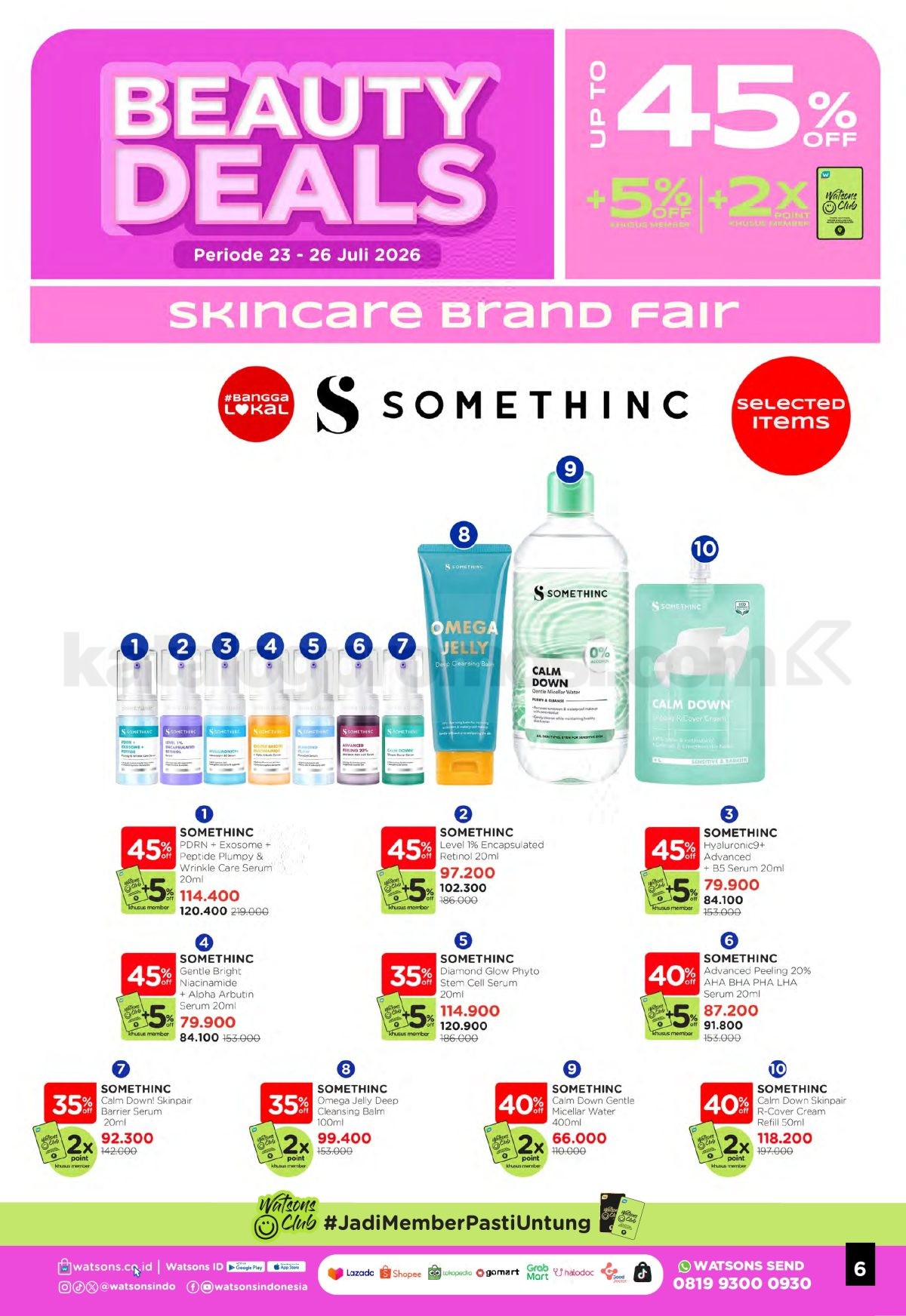 Promo Watsons Weekend Deals Diskon hingga 50% Promo Watsons Weekend Deals Diskon hingga 50% 5