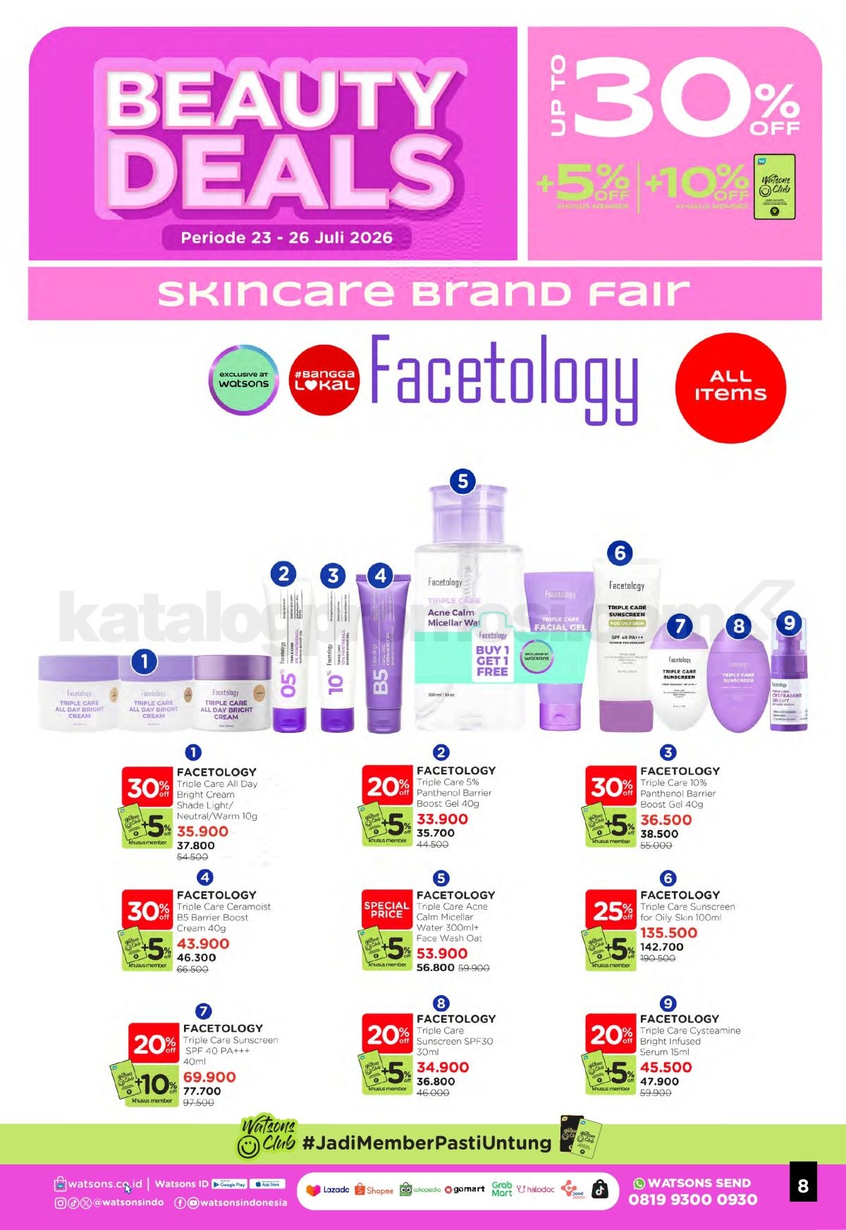 Promo Watsons Weekend Deals Diskon hingga 50% Promo Watsons Weekend Deals Diskon hingga 50% 7