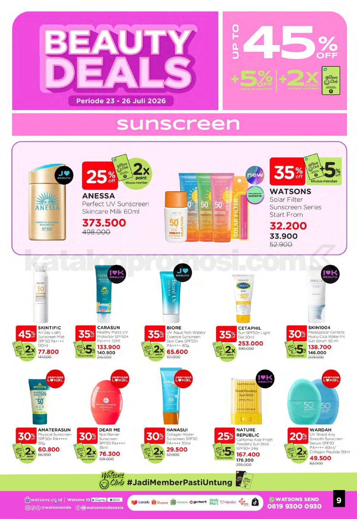 Promo Watsons Weekend Deals Diskon hingga 50% Promo Watsons Weekend Deals Diskon hingga 50% 8