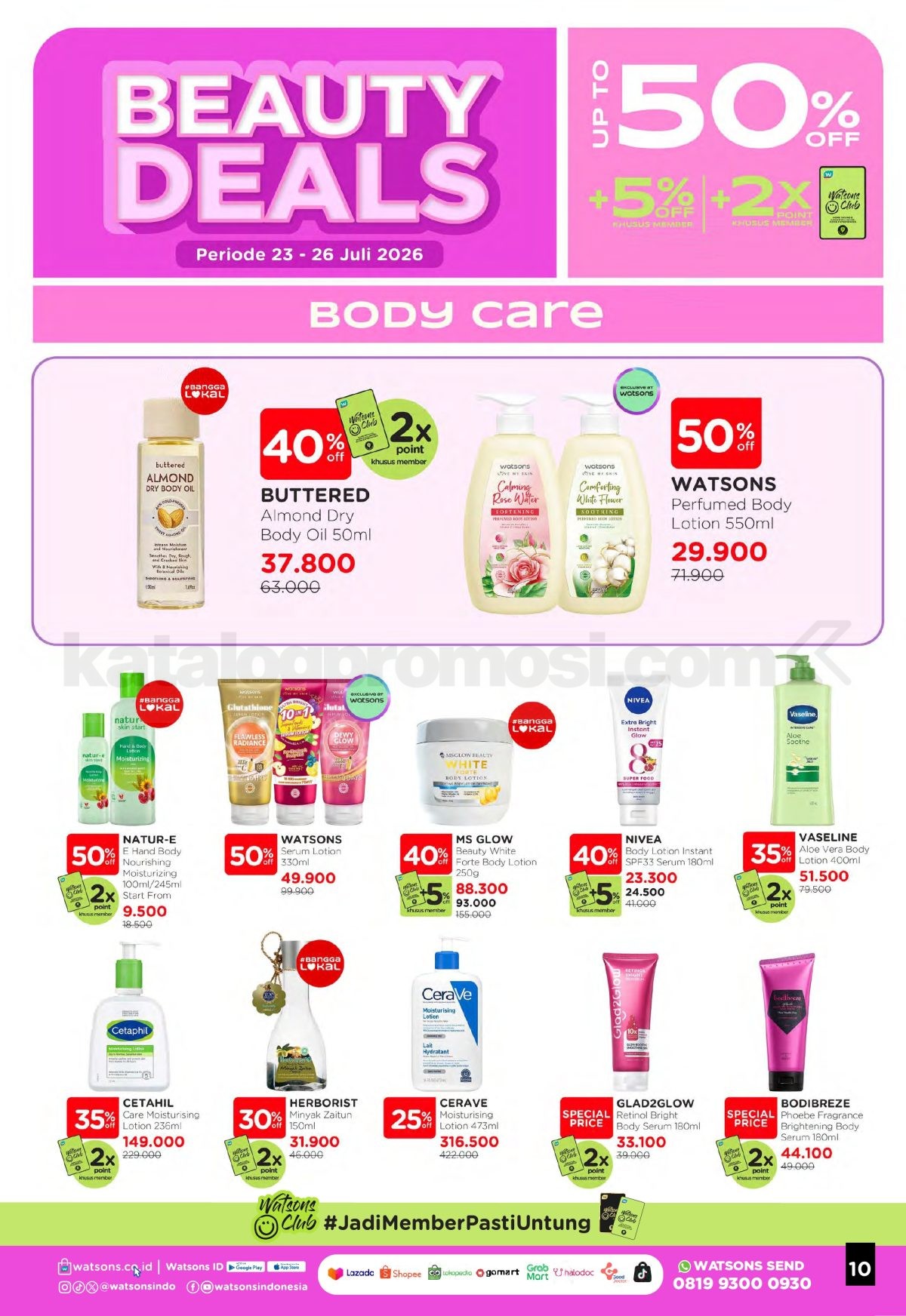Promo Watsons Weekend Deals Diskon hingga 50% Promo Watsons Weekend Deals Diskon hingga 50% 9