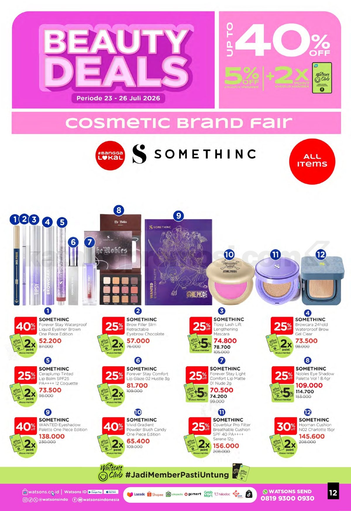 Promo Watsons Weekend Deals Diskon hingga 50% Promo Watsons Weekend Deals Diskon hingga 50% 11