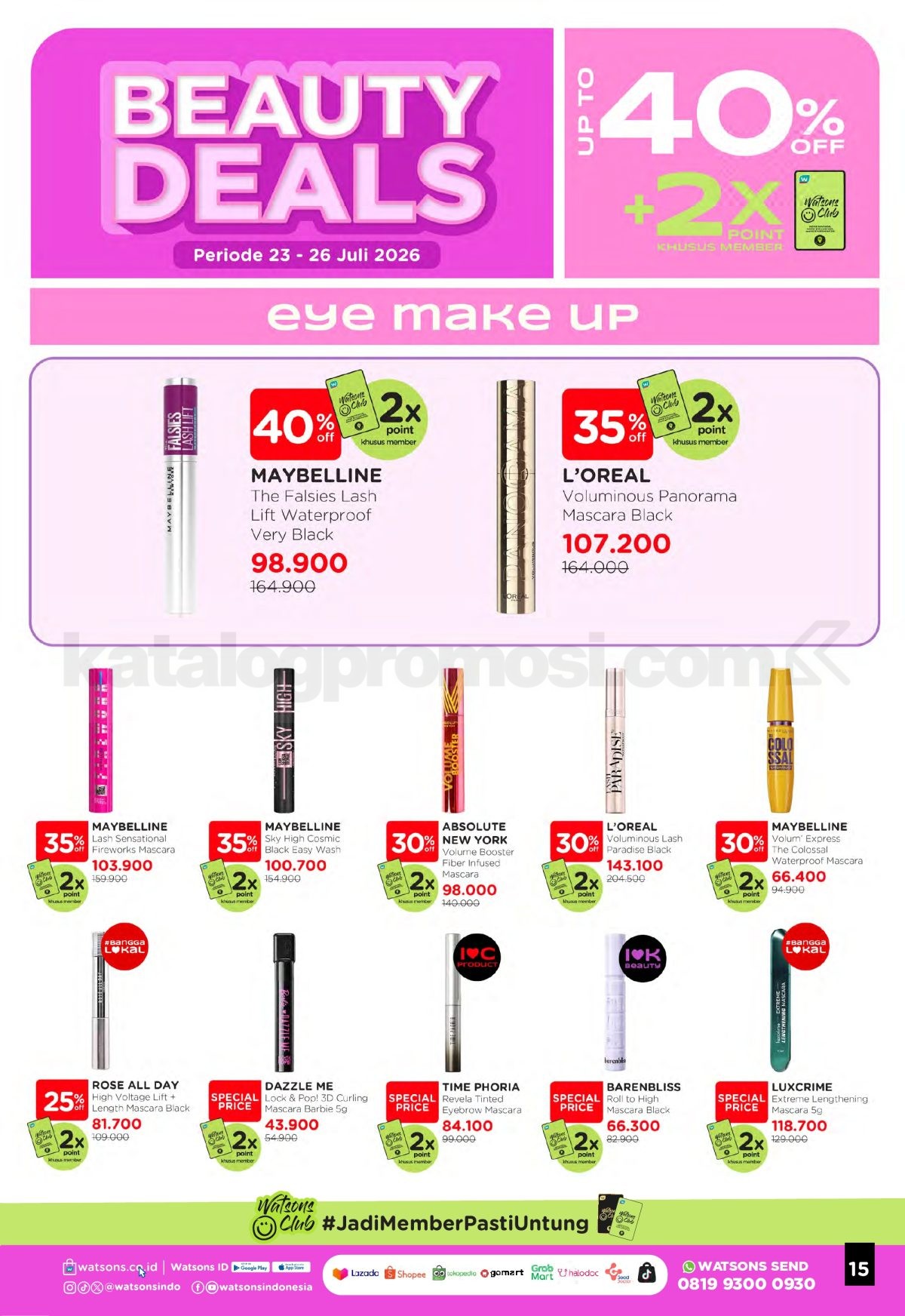 Promo Watsons Weekend Deals Diskon hingga 50% Promo Watsons Weekend Deals Diskon hingga 50% 14