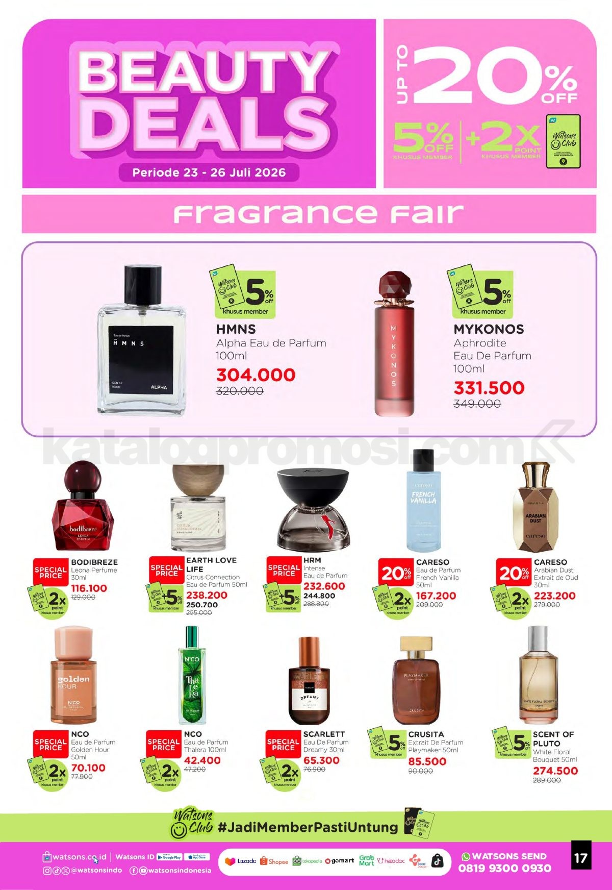 Promo Watsons Weekend Deals Diskon hingga 50% Promo Watsons Weekend Deals Diskon hingga 50% 16