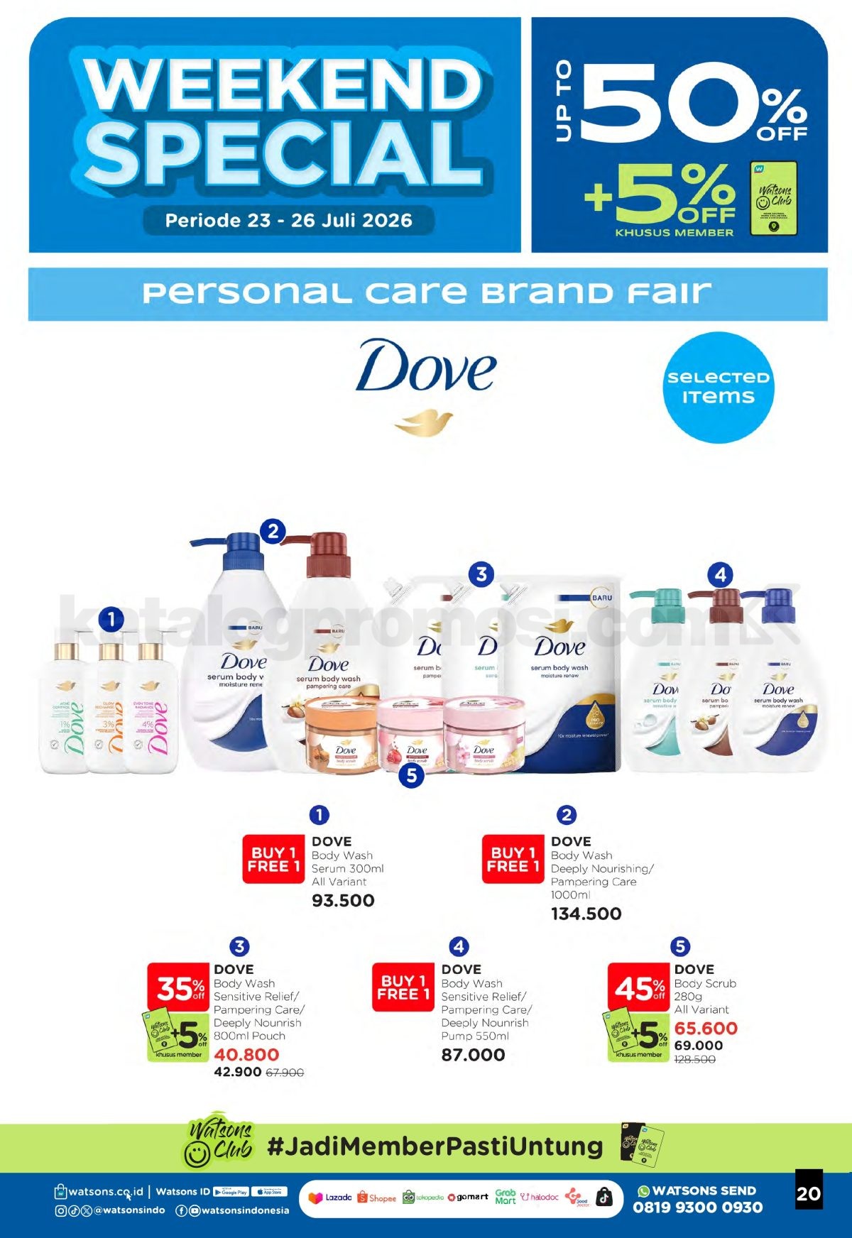 Promo Watsons Weekend Deals Diskon hingga 50% Promo Watsons Weekend Deals Diskon hingga 50% 19