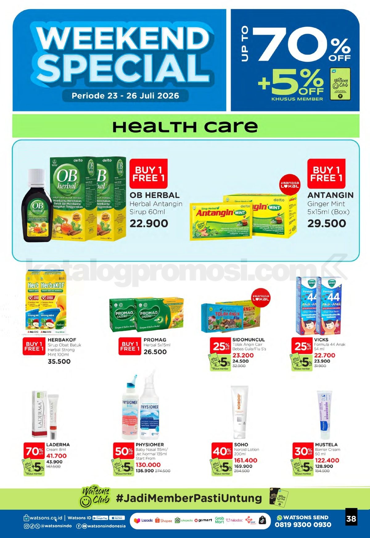 Promo Watsons Weekend Deals Diskon hingga 50% Promo Watsons Weekend Deals Diskon hingga 50% 37