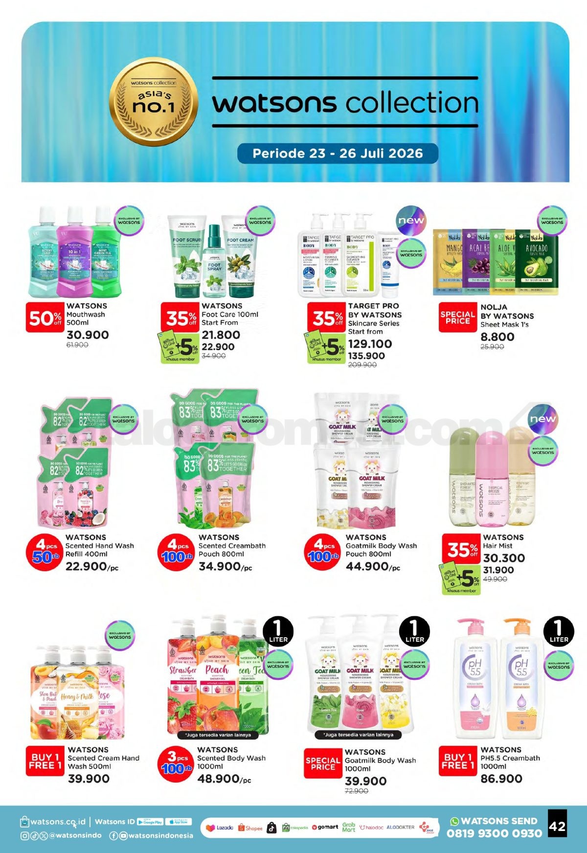 Promo Watsons Weekend Deals Diskon hingga 50% Promo Watsons Weekend Deals Diskon hingga 50% 41