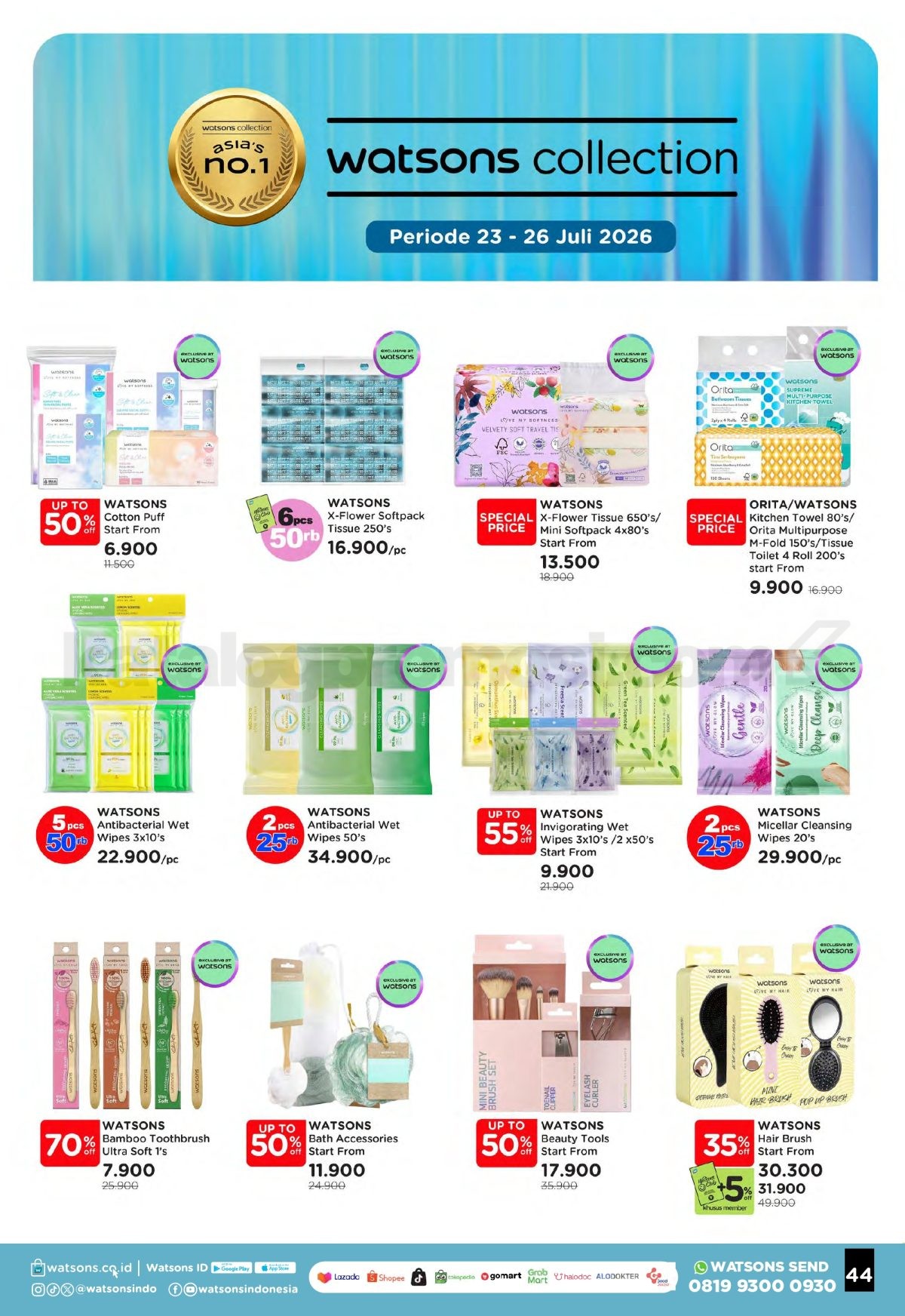 Promo Watsons Weekend Deals Diskon hingga 50% Promo Watsons Weekend Deals Diskon hingga 50% 43