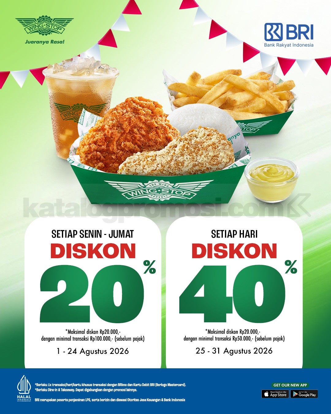 Promo Wingstop August Deals Diskon Hingga 40% Promo Wingstop August Deals Diskon Hingga 40% 1