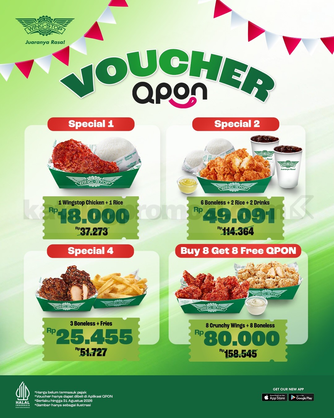 Promo Wingstop August Deals Diskon Hingga 40% Promo Wingstop August Deals Diskon Hingga 40% 4